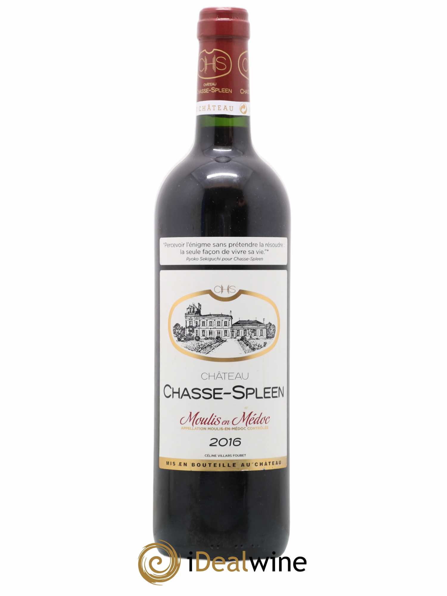 Château Chasse Spleen 2016 - Lot de 1 bouteille - 0
