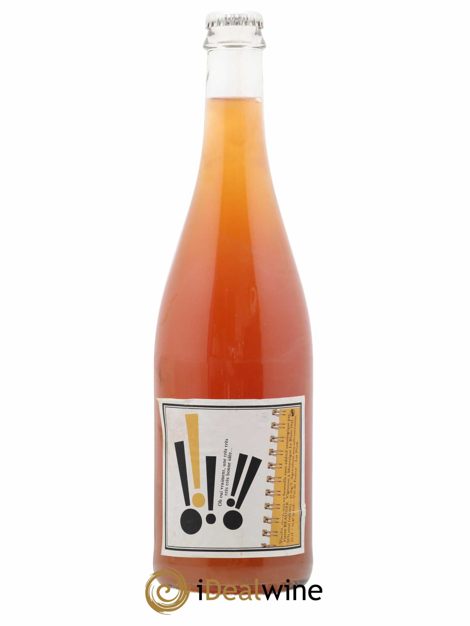 Vin de France Oh oui vraiment une très très très très bonne idée Pierre Beauger 2016 - Lot de 1 bouteille - 0