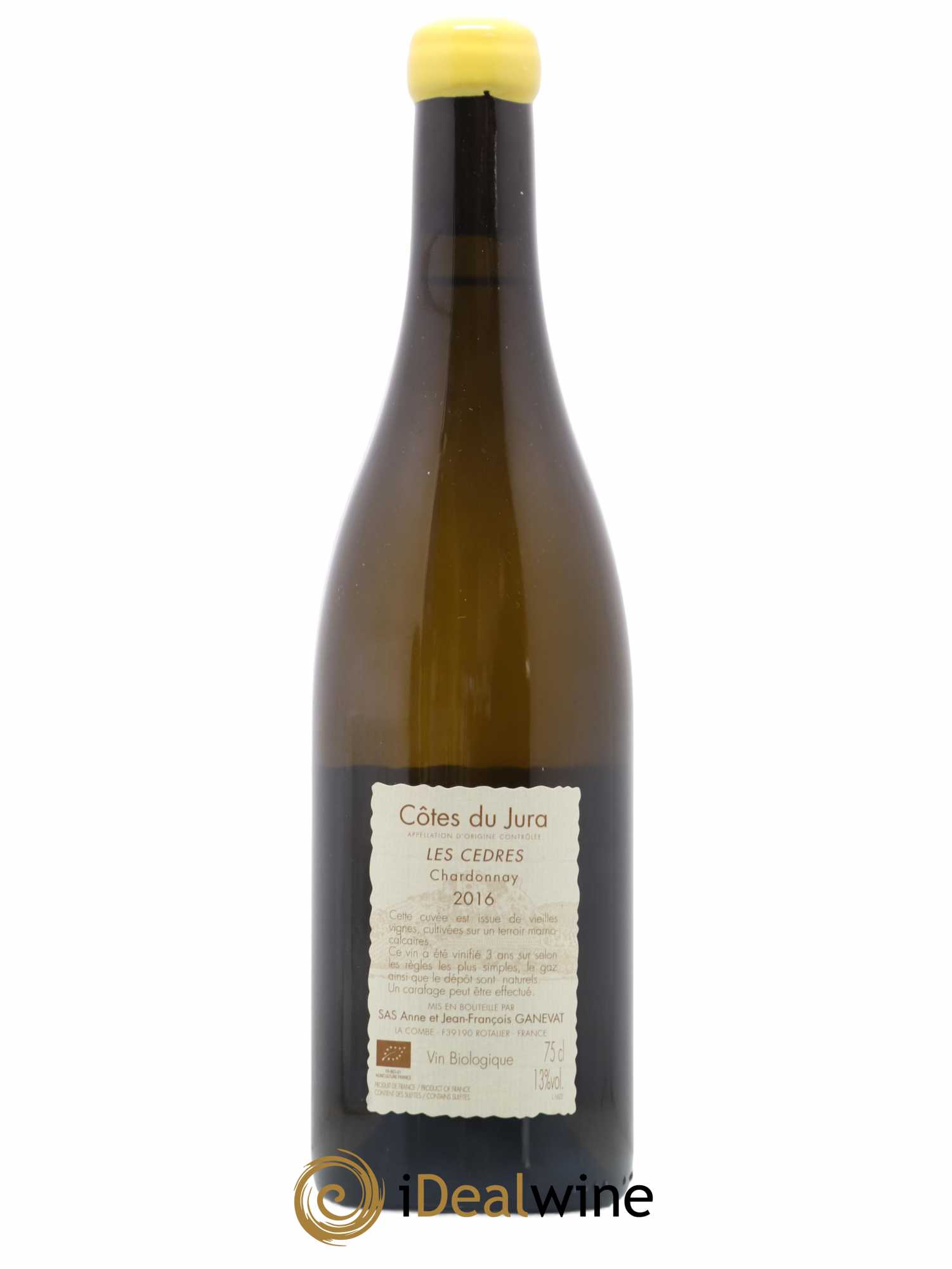 Vin de France (anciennement Côtes du Jura) Les Cèdres Anne et Jean François Ganevat 2016 - Lot de 1 bouteille - 1