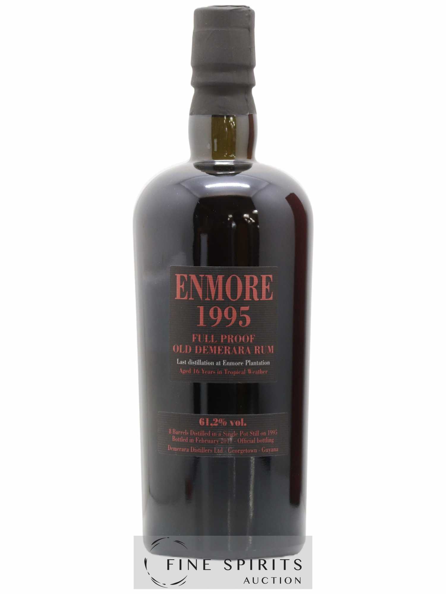 Enmore 16 years 1995 Of. Full Proof Barrels ELCR - bottled in 2011 Velier - Lot of 1 bottle - 1