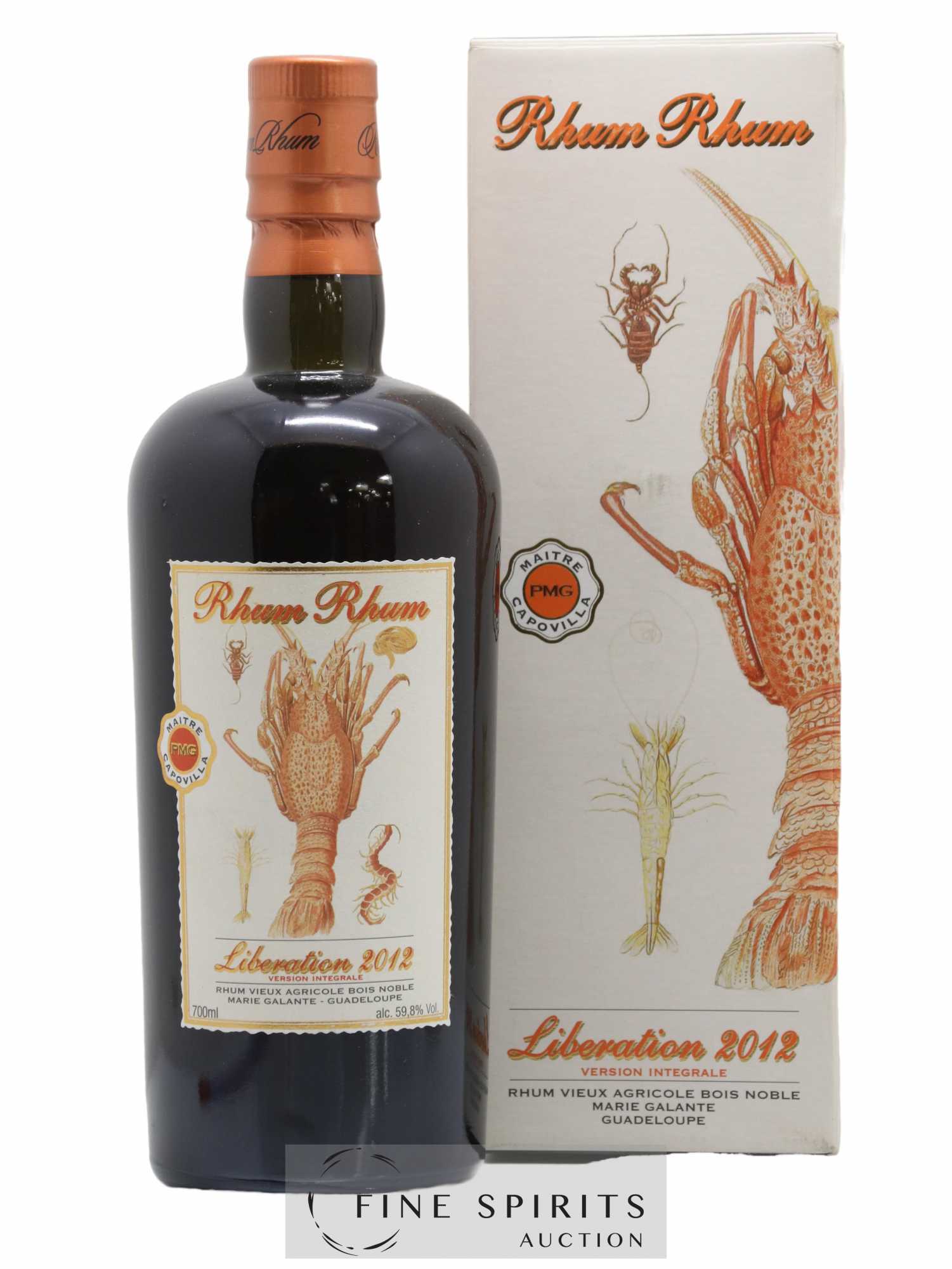 Rhum Rhum Of. PMG - Maitre Capovilla Libération 2012 Version Intégrale - Posten von 1 Flasche - 0