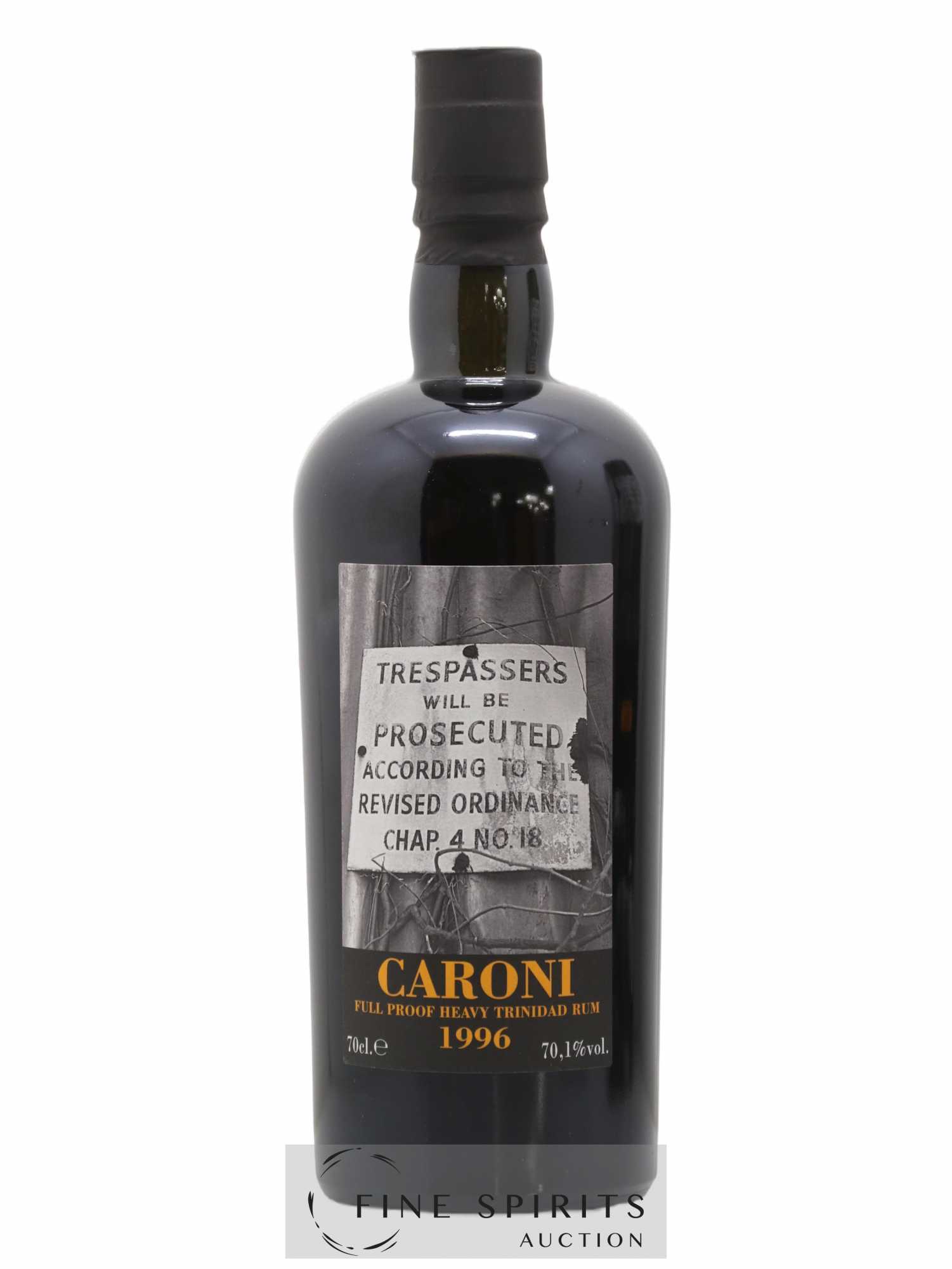 Caroni 20 years 1996 Velier Trespassers 35th Release - 3038 bottles - bottled 2016 Full Proof - Lot de 1 bouteille - 1