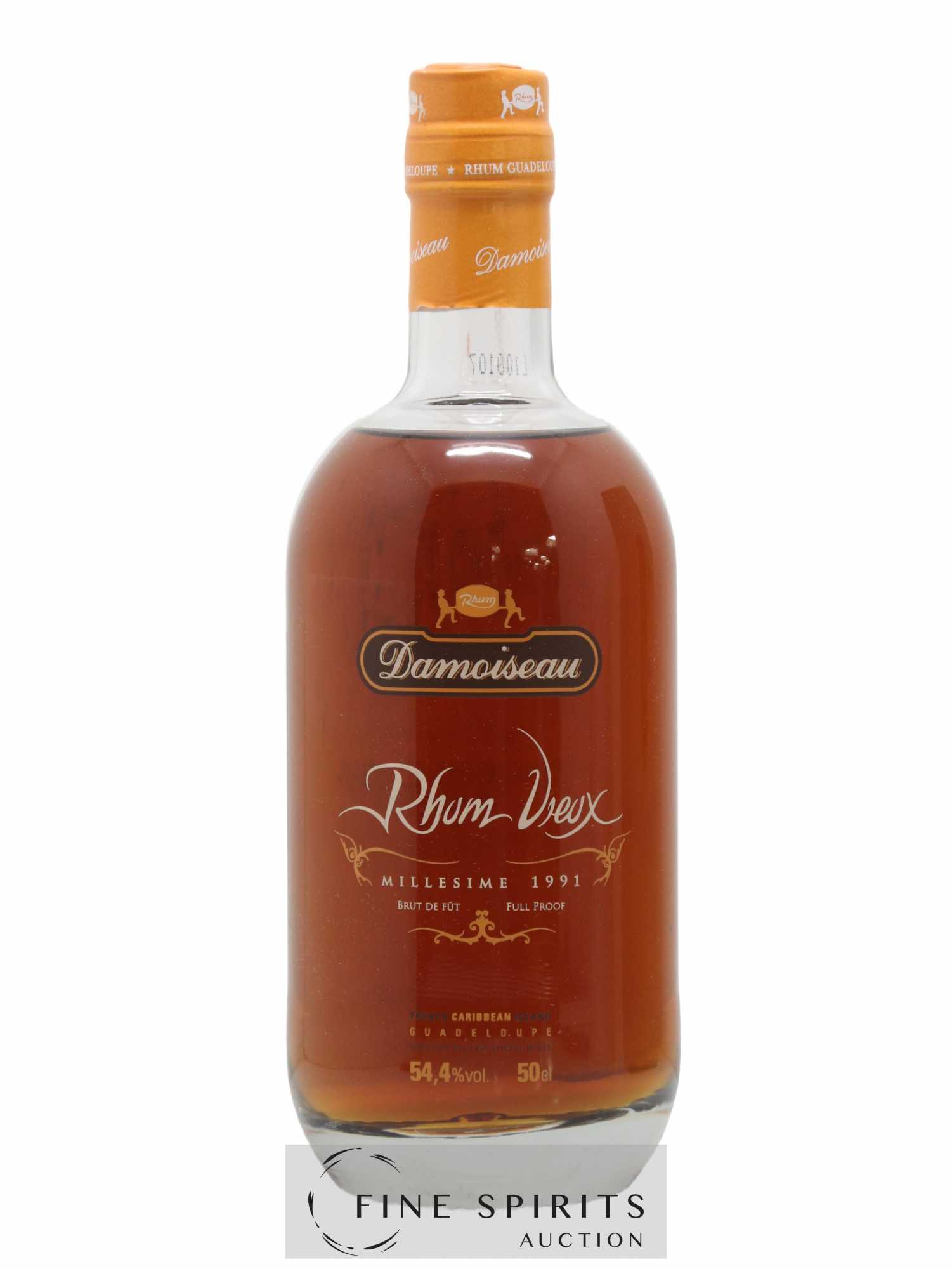 Damoiseau 1991 Of. Full Proof bottled 2010 50cl - Lot de 1 bouteille - 1
