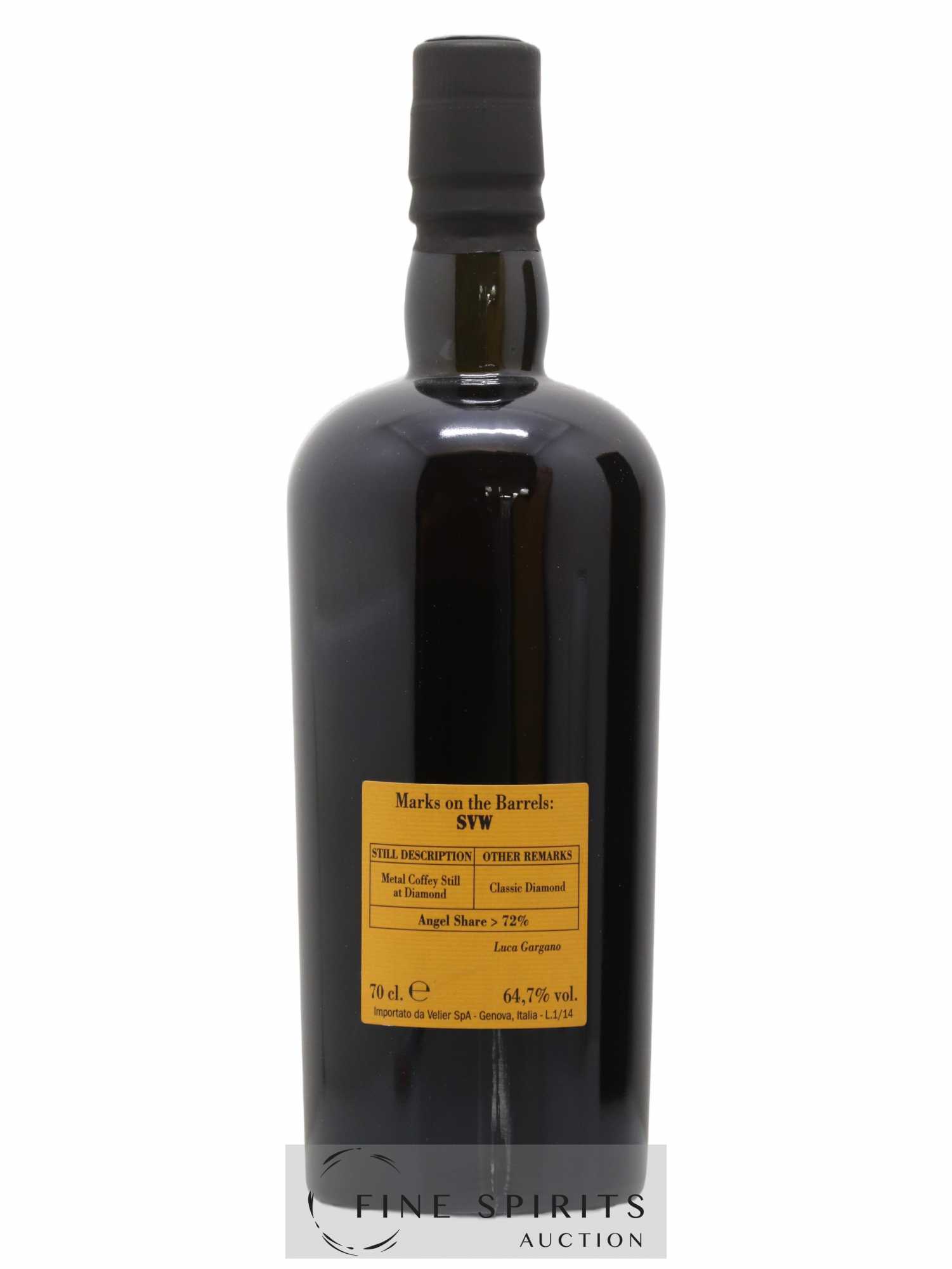 Diamond 15 years 1999 Velier SVW One of 1411 - bottled 2014 - Lot de 1 bouteille - 2