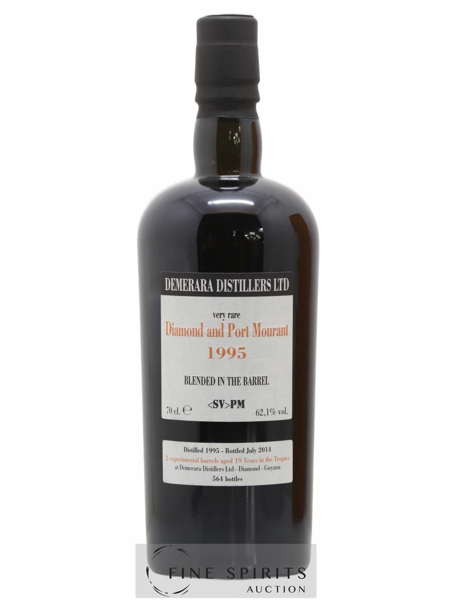 Diamond And Port Mourant 19 years 1995 Velier Barrels SV PM One of 564 - bottled 2014 Special Edition - Lot de 1 bouteille - 1