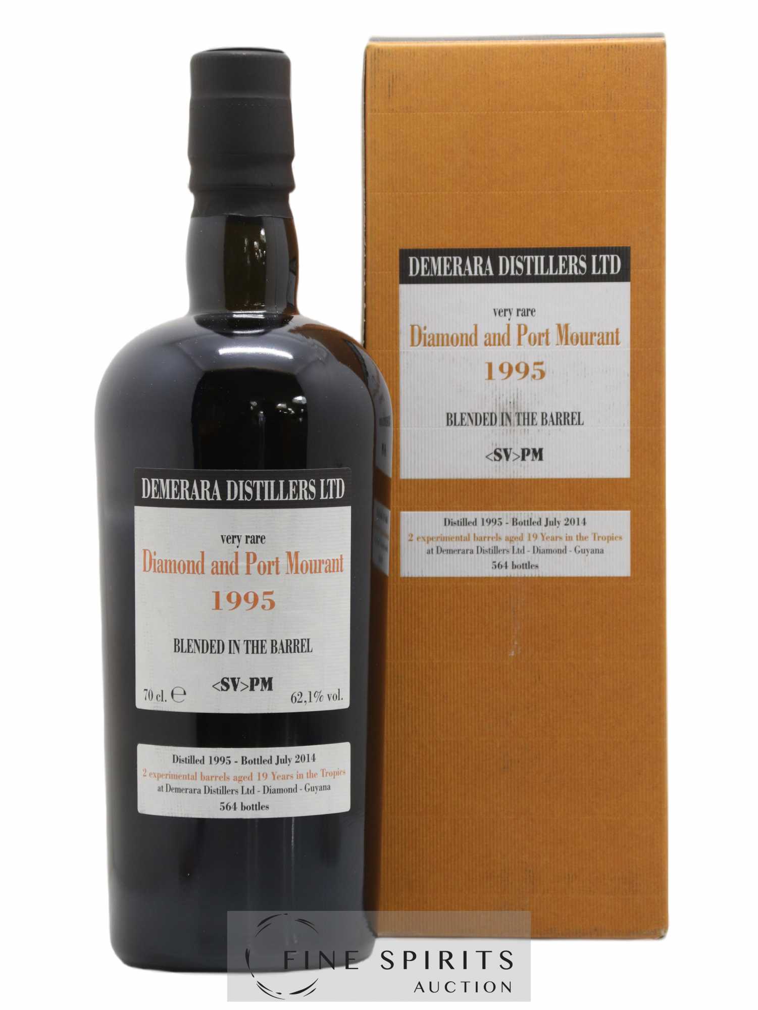 Diamond And Port Mourant 19 years 1995 Velier Barrels SV PM One of 564 - bottled 2014 Special Edition - Lot de 1 bouteille - 0