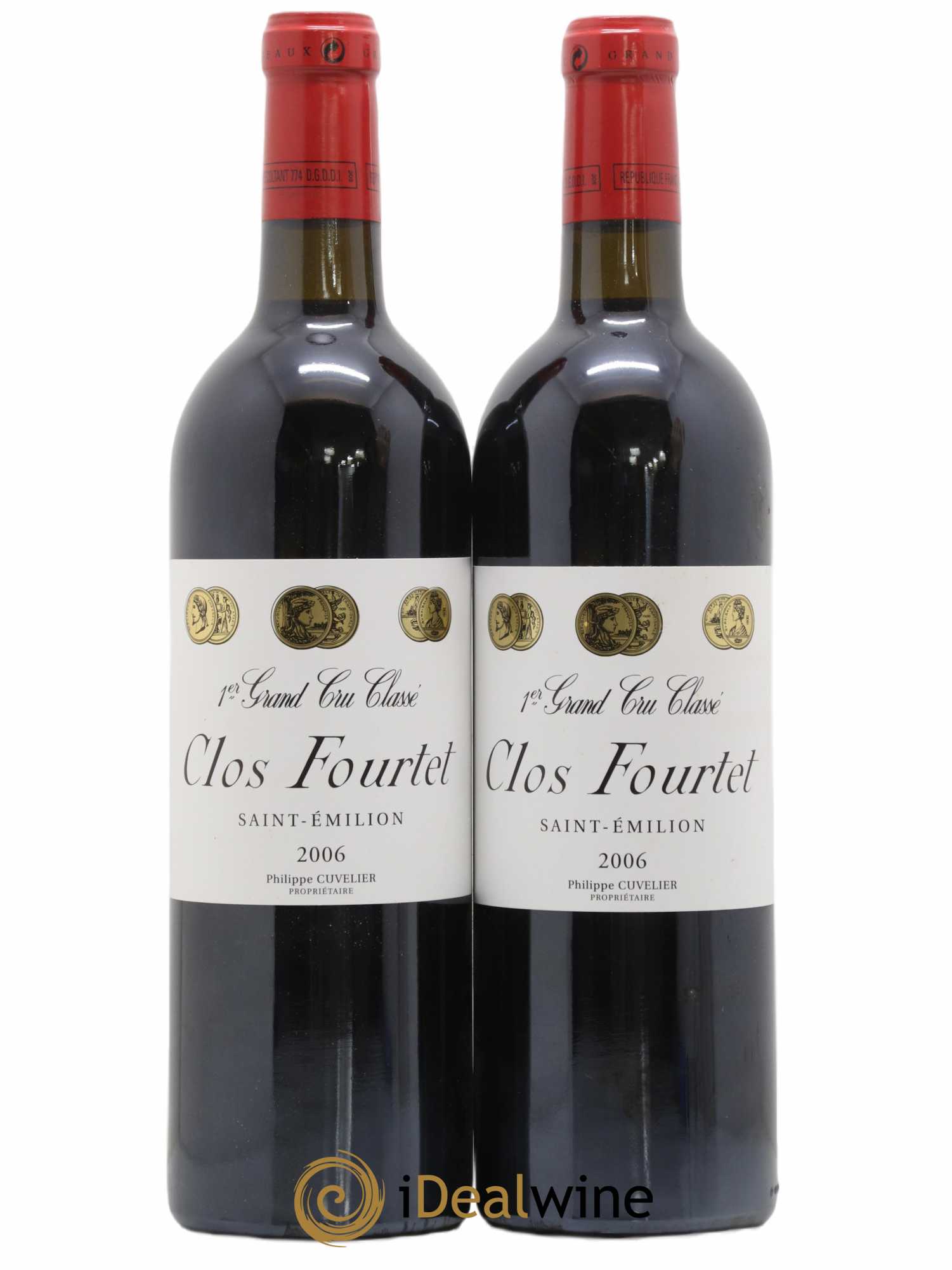 Clos Fourtet 1er Grand Cru Classé B 2006 - Lot de 2 bouteilles - 0