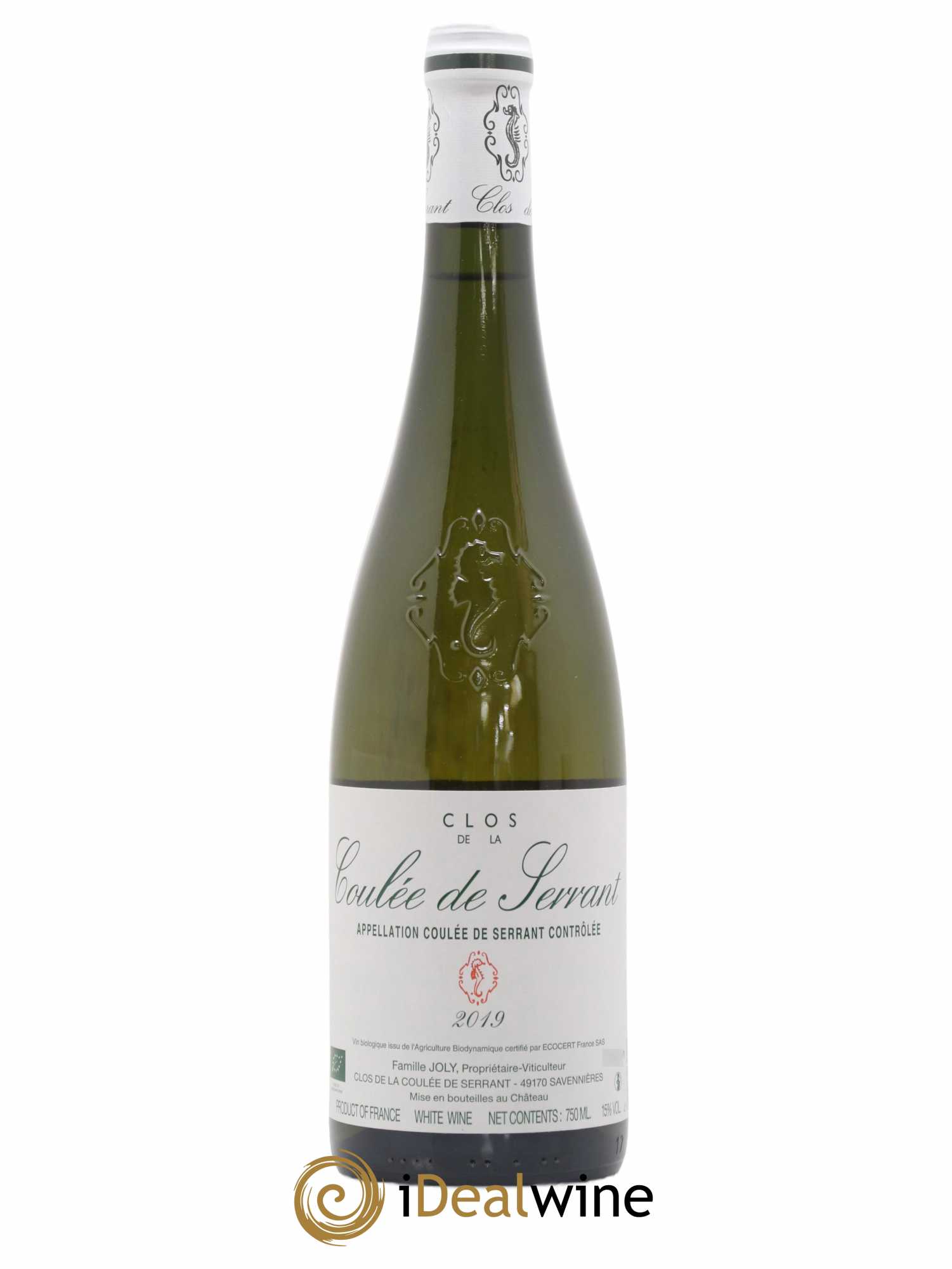 Savennières Clos de la Coulée de Serrant Vignobles de la Coulée de Serrant - Nicolas Joly 2019 - Lot de 1 bouteille - 0