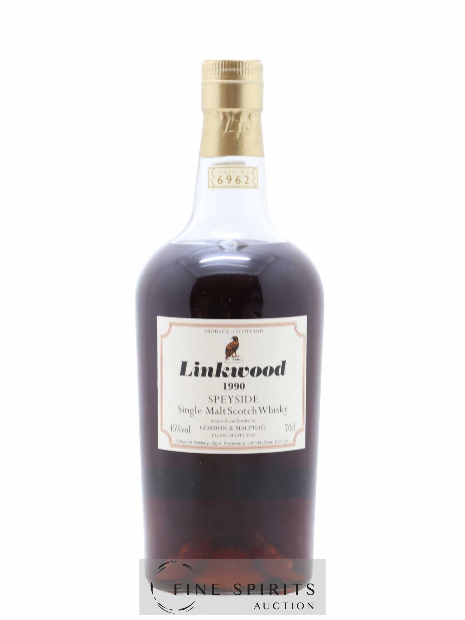 Linkwood 1990 Gordon & MacPhail Cask n°6962 - bottled 2009 - Lot de 1 bouteille - 0