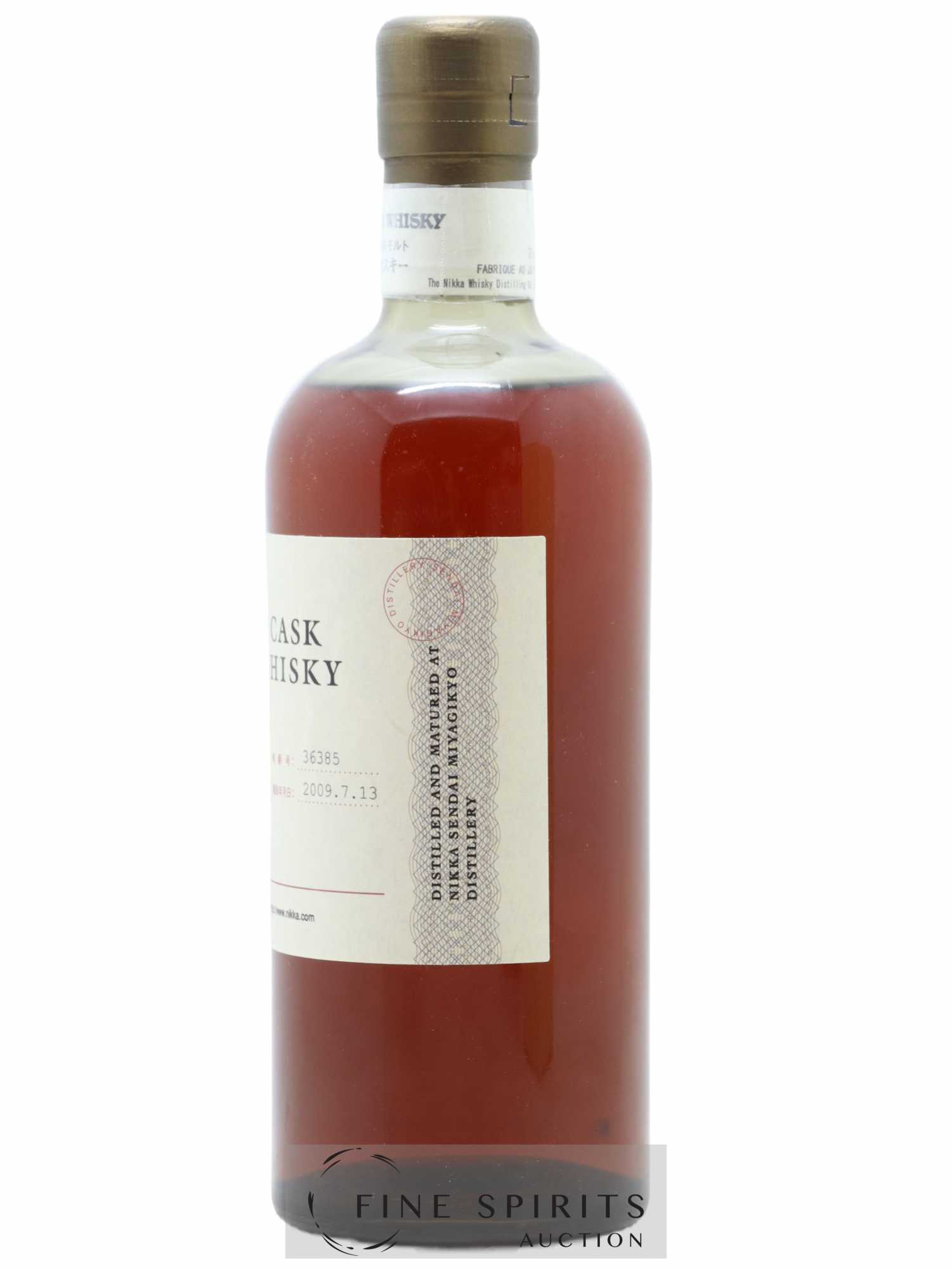Miyagikyo 1990 Of. Cask n°36385 - bottled 2009 Nikka Single Cask - Lot de 1 bouteille - 2