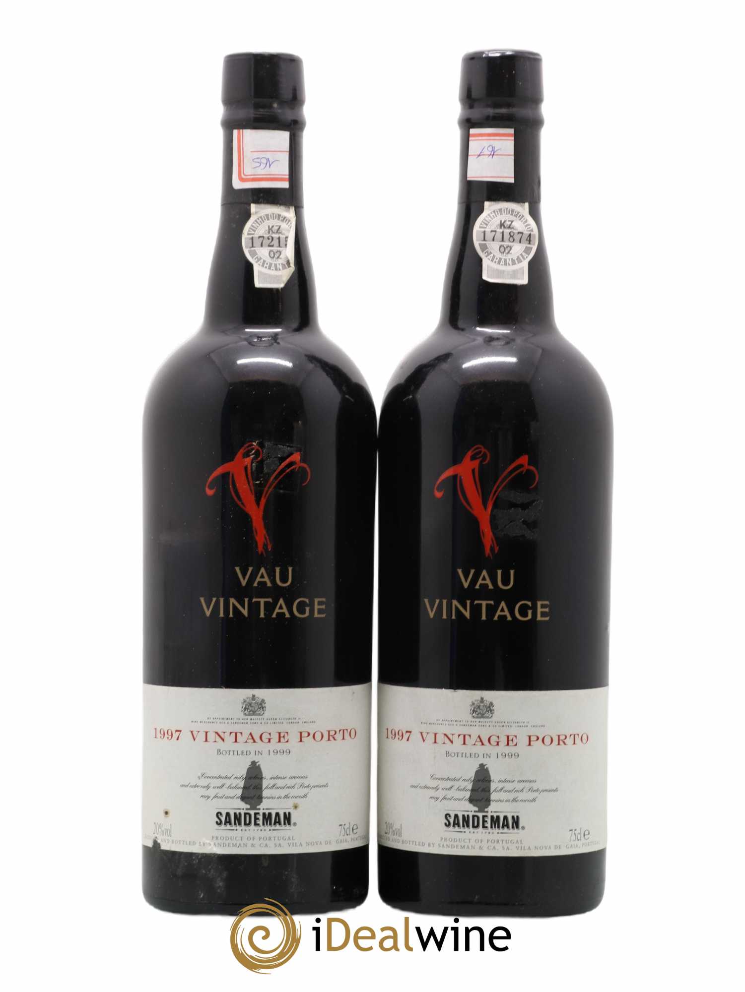 Porto Vau Vintage Sandeman 1997 - Posten von 2 Flaschen - 0
