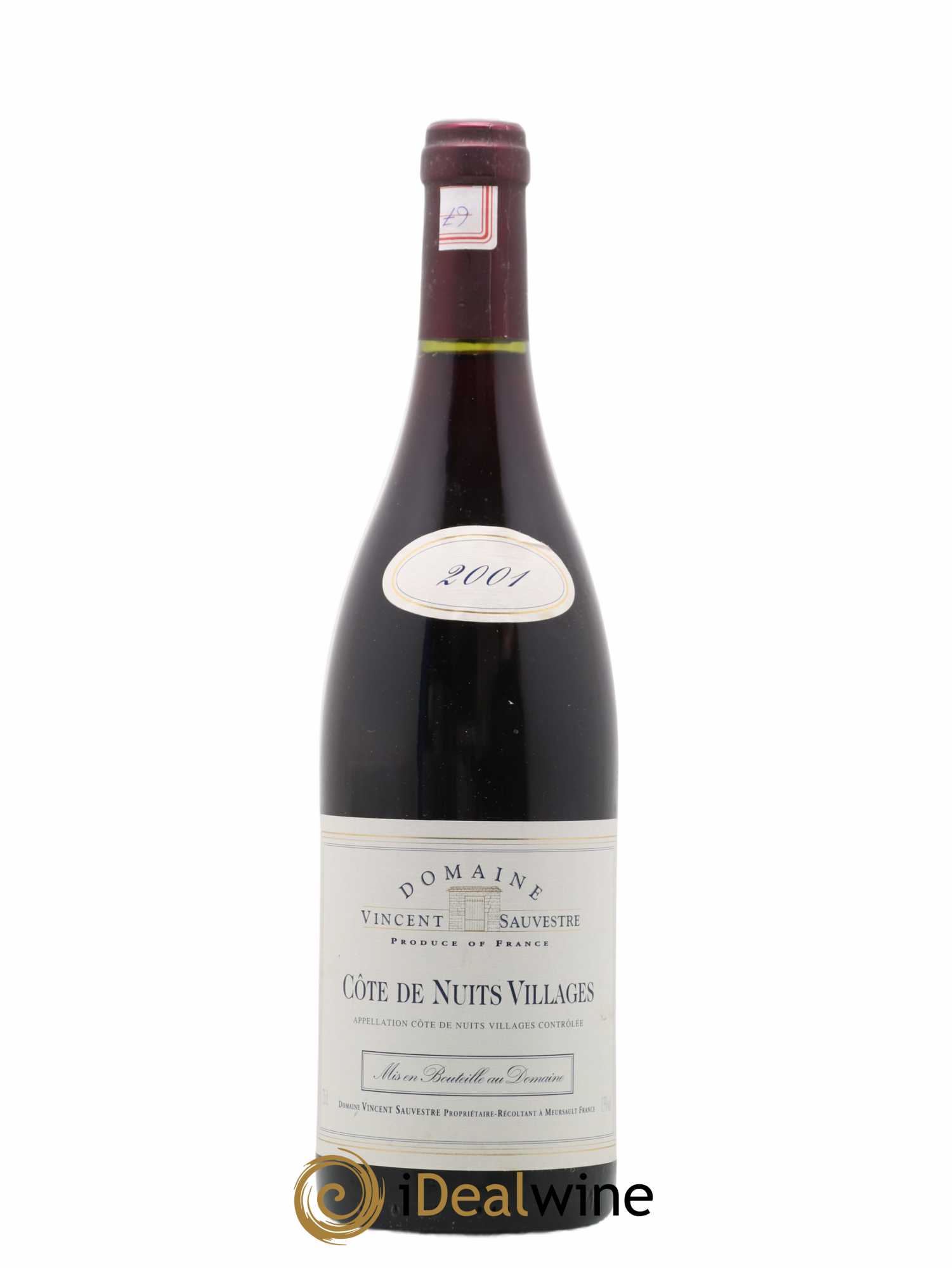 Côte de Nuits-Villages Domaine Vincent Sauvestre 2001 - Posten von 1 Flasche - 0