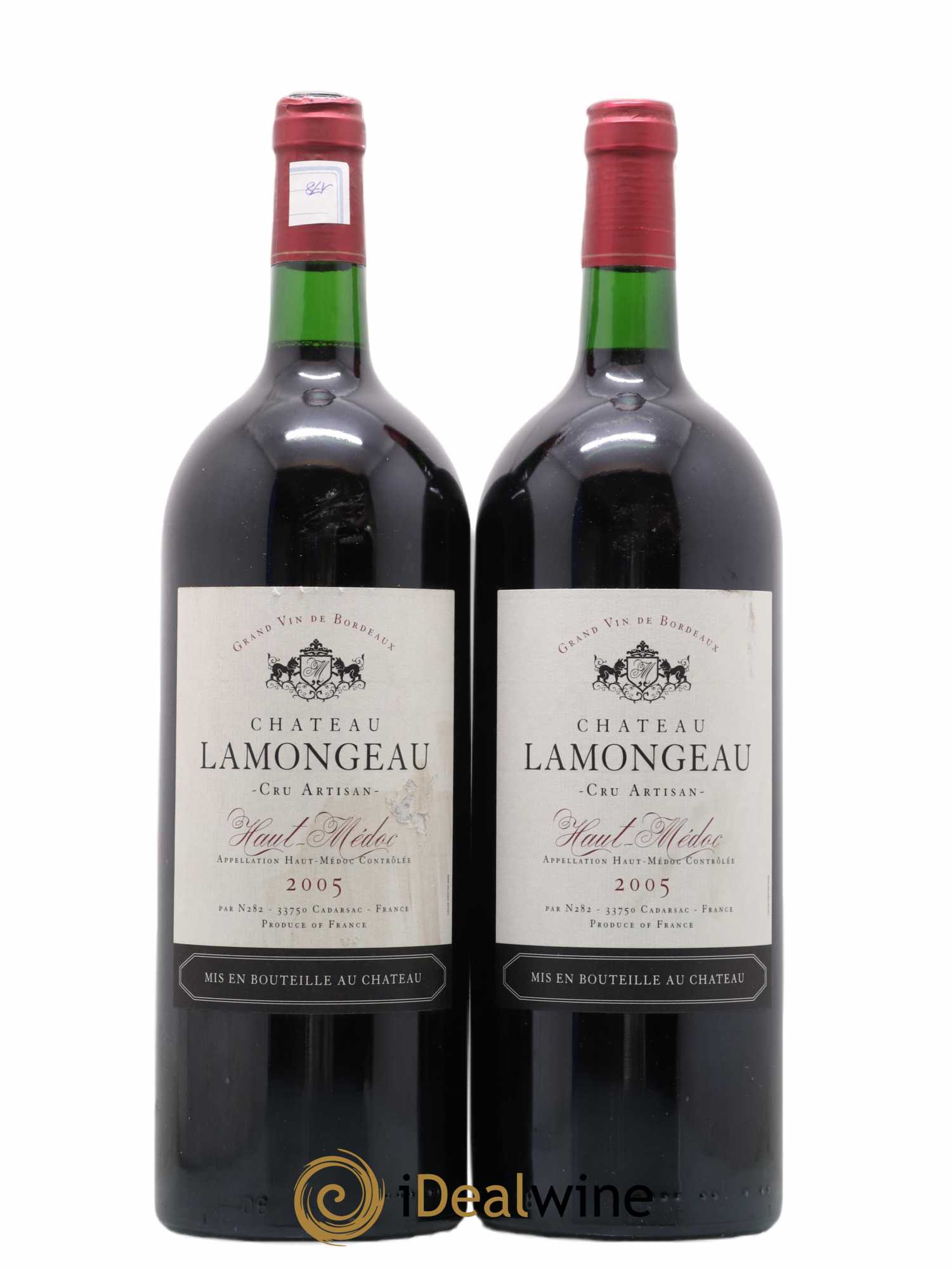 Haut Médoc Château Lamongeau 2005 - Posten von 2 Magnum - 0