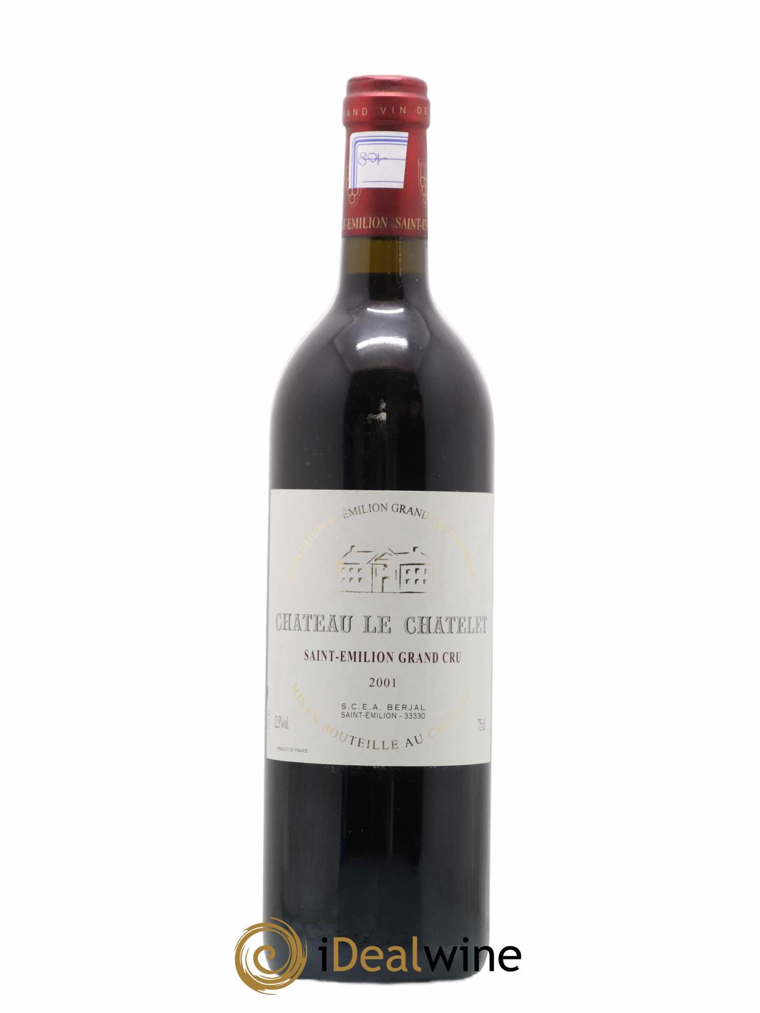 Saint-Émilion Grand Cru Château Le Châtelet 2001 - Posten von 1 Flasche - 0