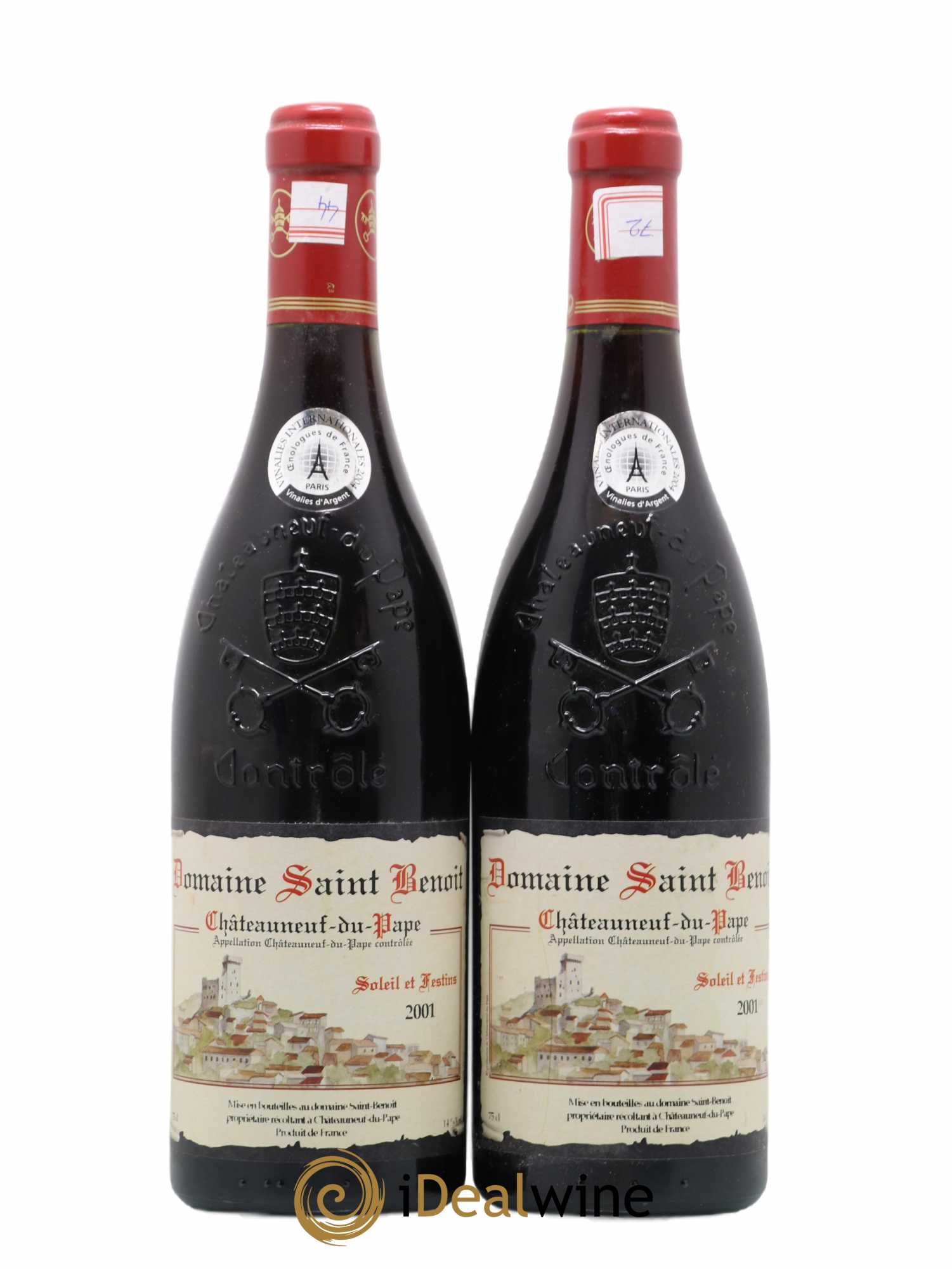 Châteauneuf-du-Pape 2001 - Posten von 2 Flaschen - 0