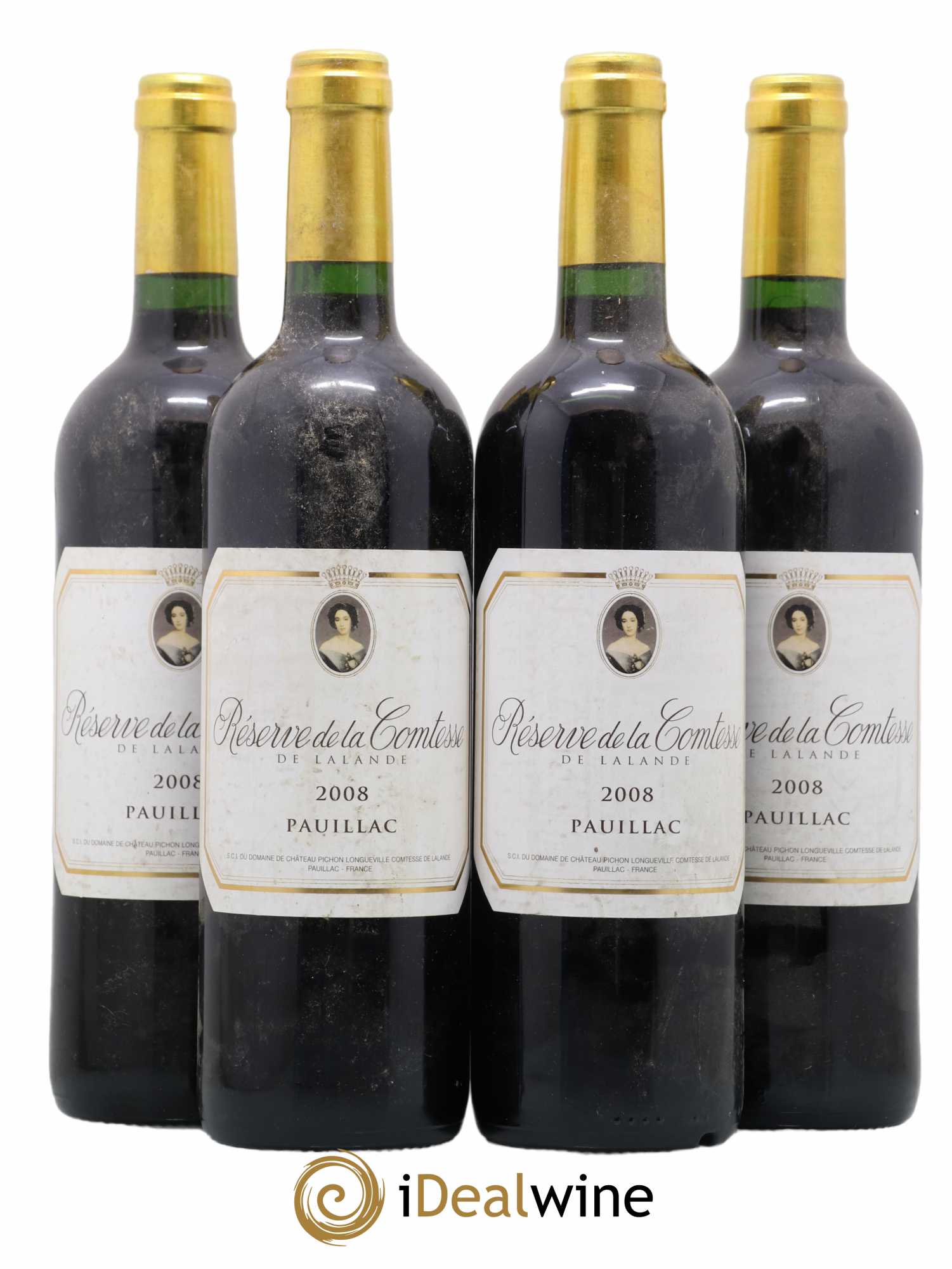 Réserve de la Comtesse Second Vin 2008 - Lot de 4 bouteilles - 0