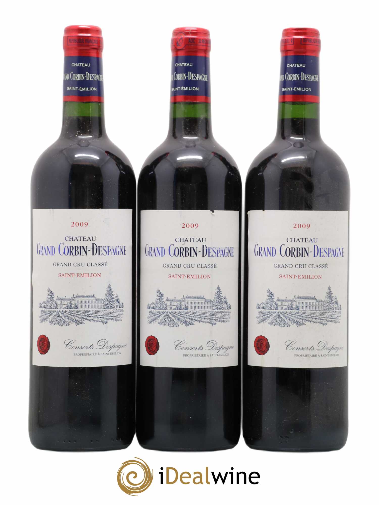 Château Grand Corbin Despagne Grand Cru Classé 2009 - Lot de 6 bouteilles - 2
