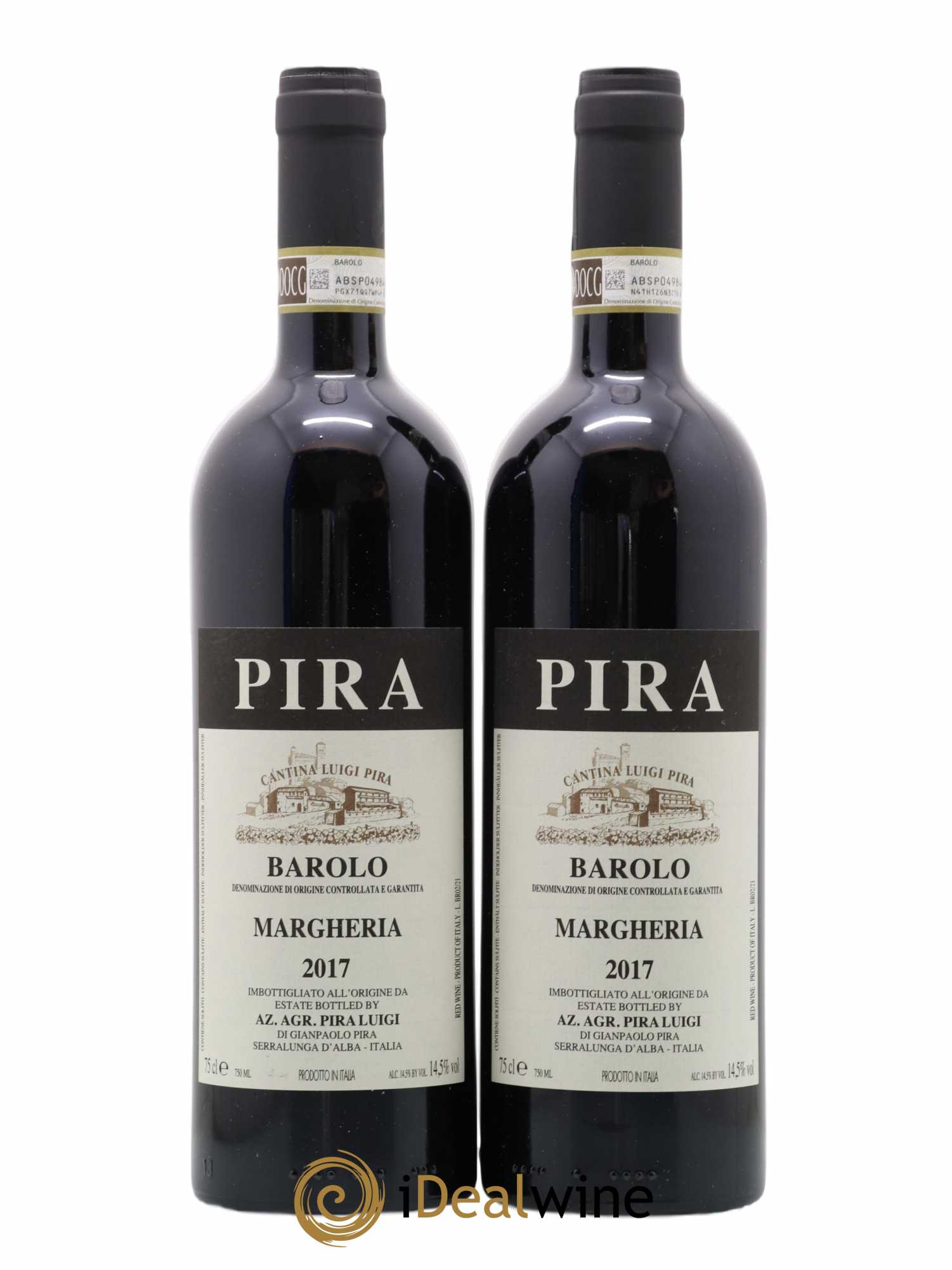 Barolo DOCG Luigi Pira Margheria 2017 - Lot de 2 bouteilles - 0