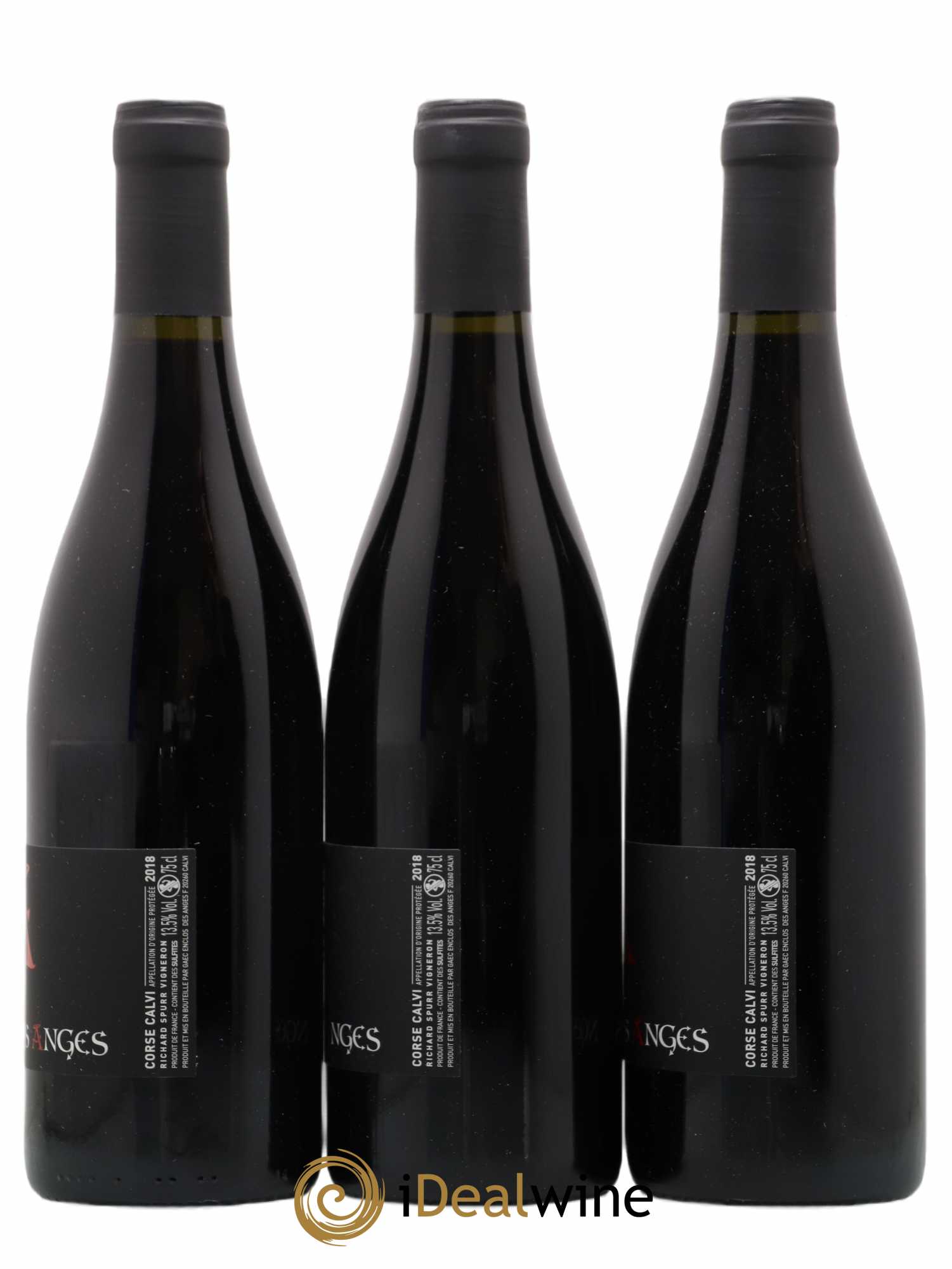 Vin de Corse Calvi Enclos des Anges (sans prix de réserve) 2018 - Lot de 3 bouteilles - 1