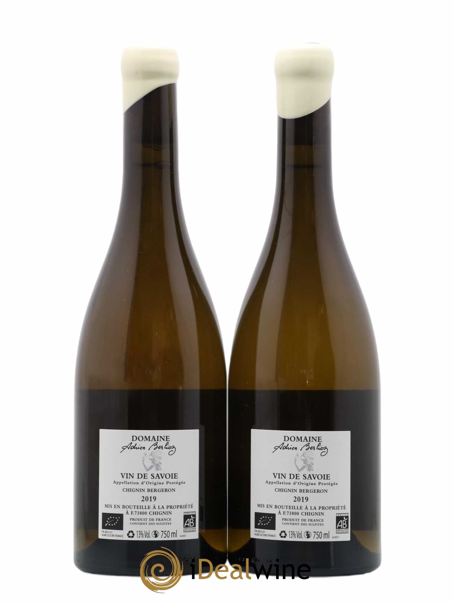 Vin de Savoie Grand Zeph Domaine Adrien Berlioz 2019 - Posten von 2 Flaschen - 1