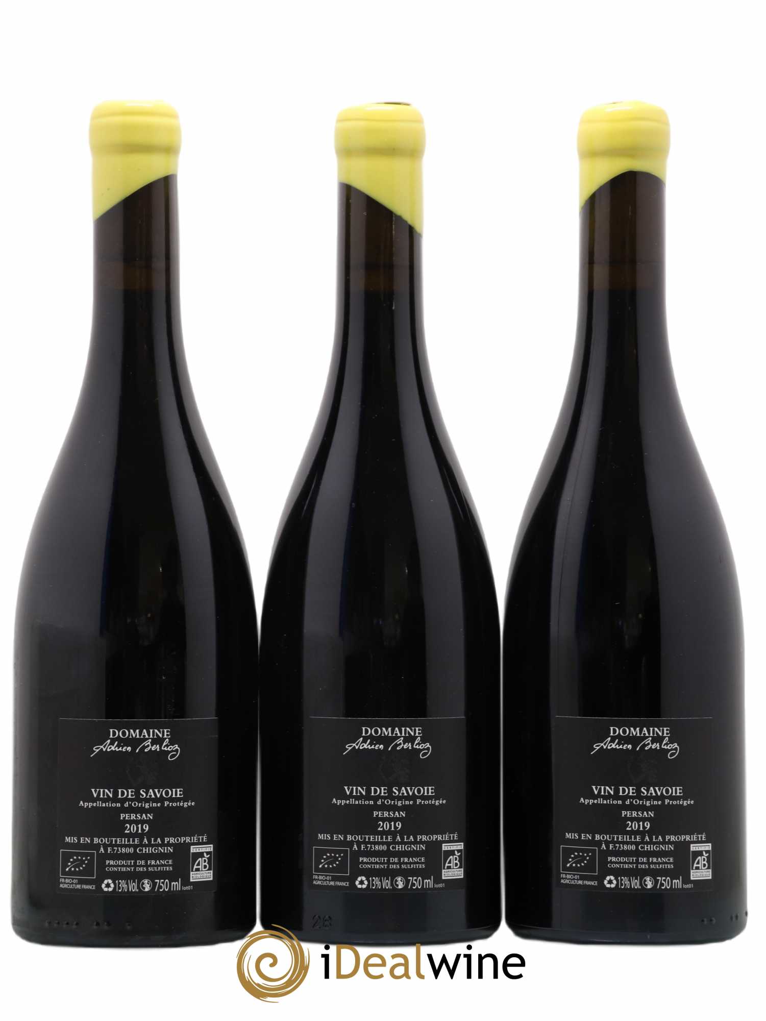 Vin de Savoie Persan Octavie Domaine Adrien Berlioz 2019 - Posten von 3 Flaschen - 1