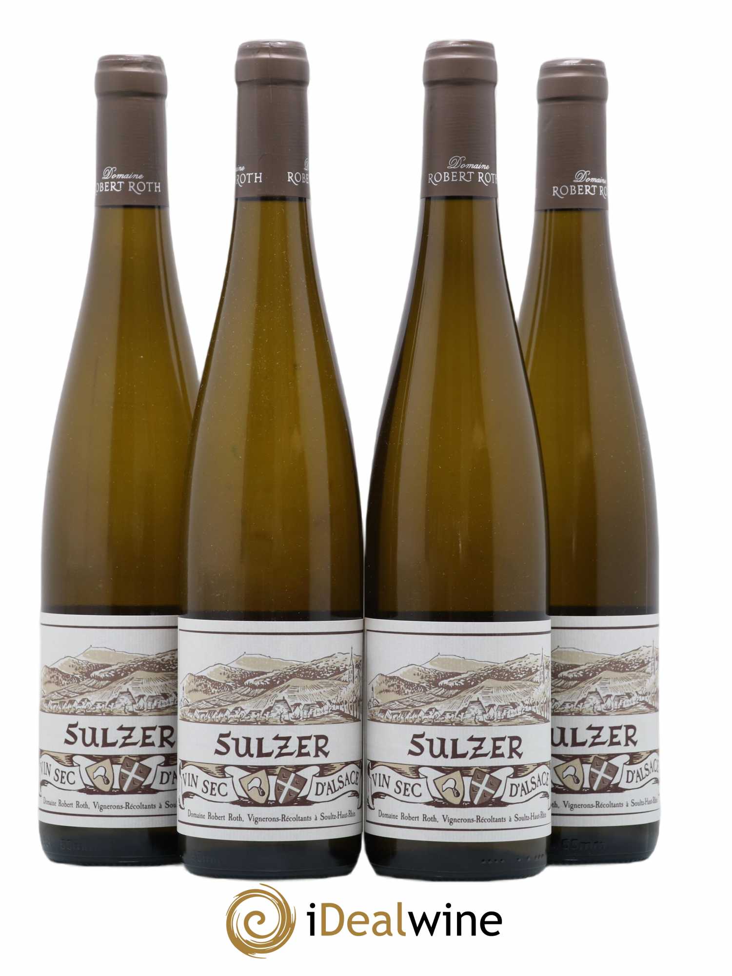 Alsace Sulzer Robert Roth (sans prix de réserve) 2017 - Posten von 4 Flaschen - 0