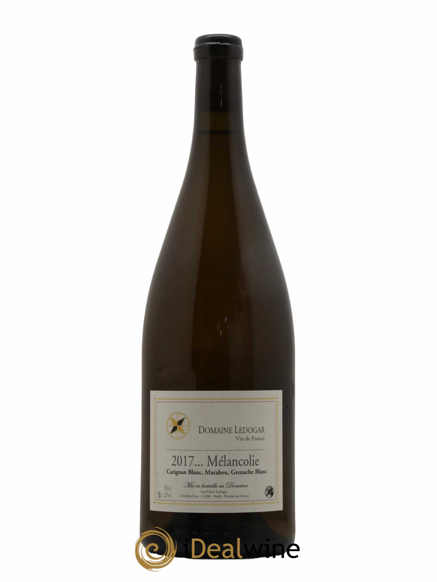 Vin de France Mélancolie Domaine Ledogar 2017 - Lot de 1 magnum - 0
