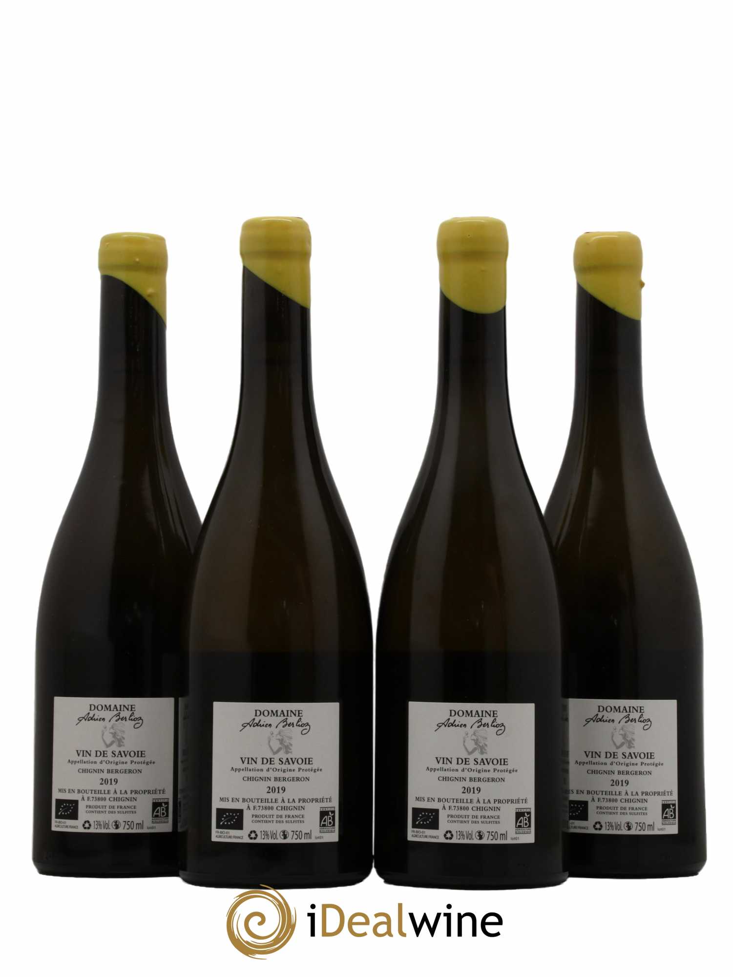 Vin de Savoie Cuvée Raipoumpou Domaine Adrien Berlioz 2019 - Lot de 4 bouteilles - 1