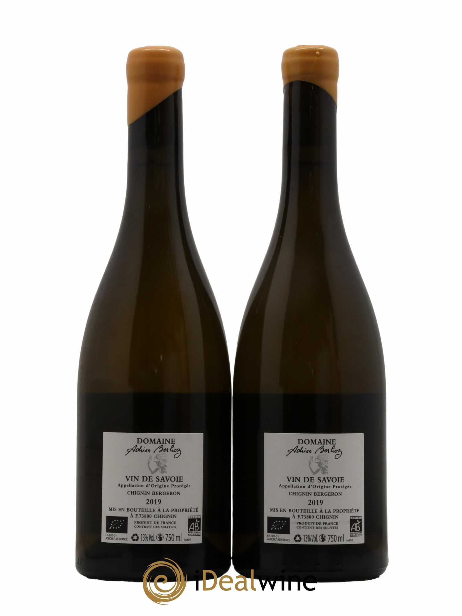 Vin de Savoie Cuvée Raipoumpou Domaine Adrien Berlioz 2019 - Lot de 2 bouteilles - 1