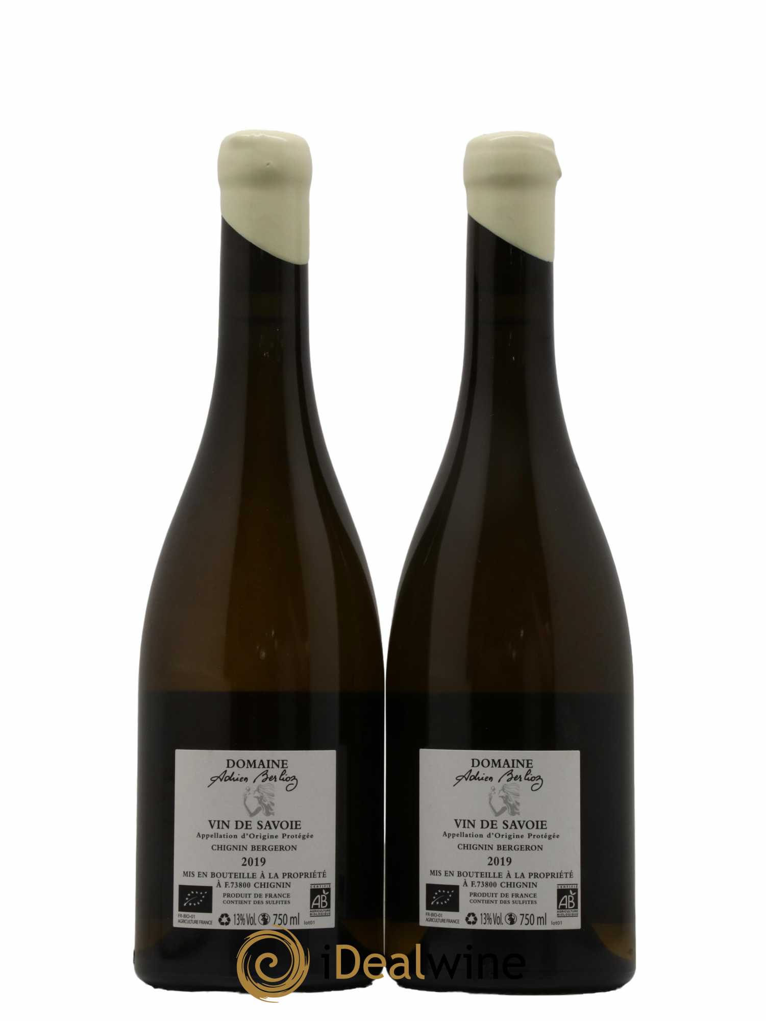 Vin de Savoie Cuvée Grand Zeph Domaine Adrien Berlioz 2019 - Lot de 2 bouteilles - 1