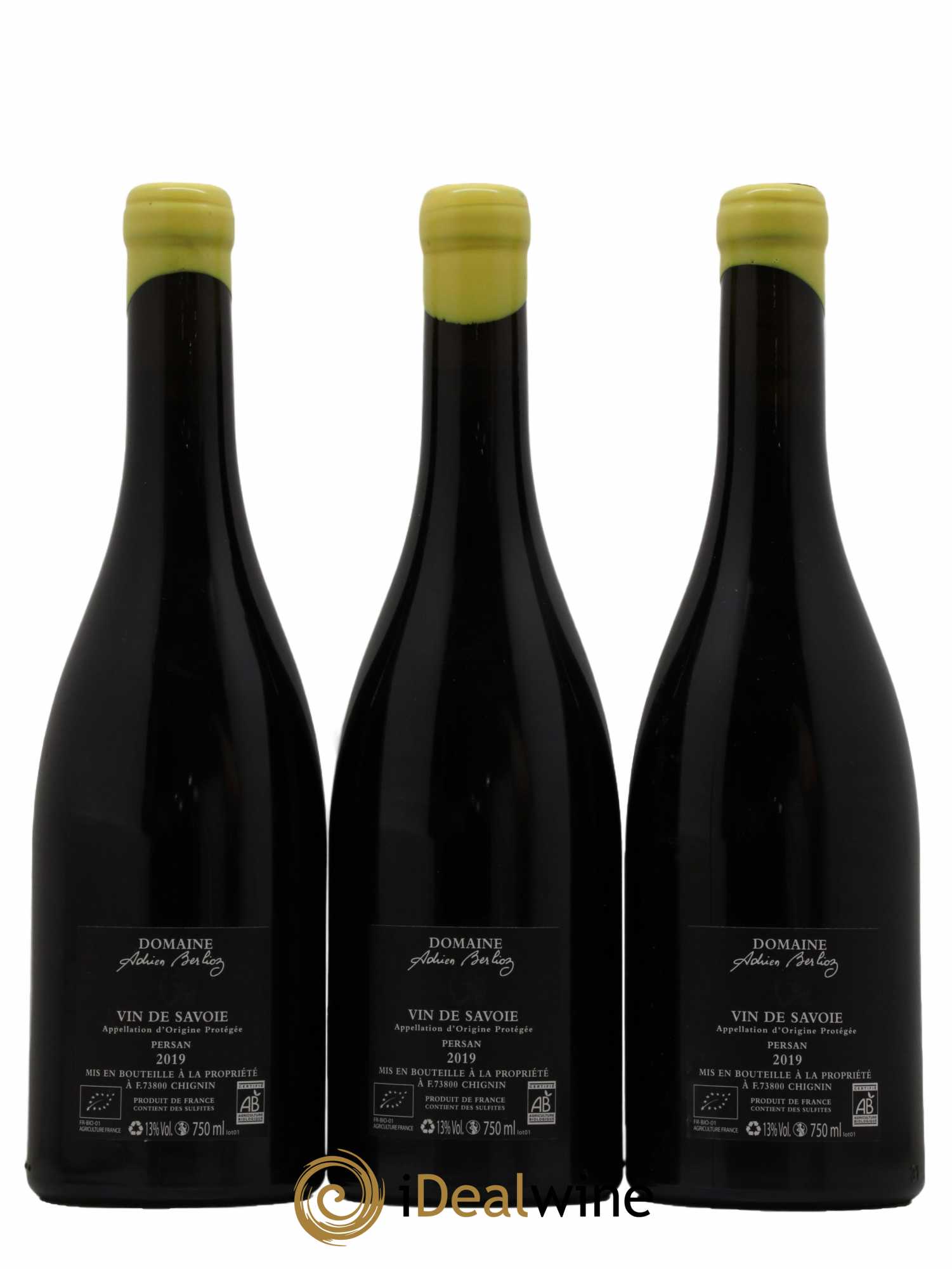 Vin de Savoie Cuvée Persan Octavie Domaine Adrien Berlioz 2019 - Lot of 3 bottles - 1