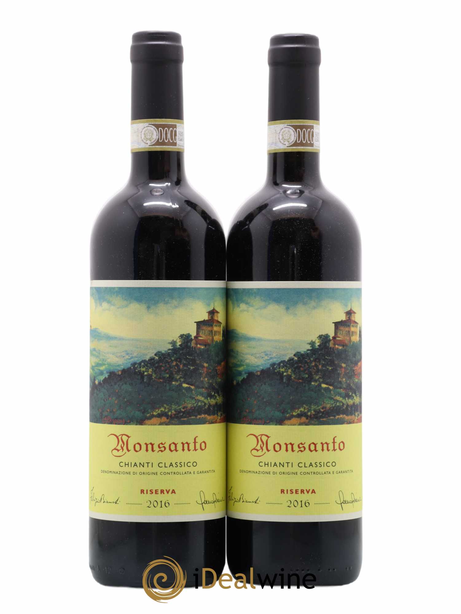 Chianti Classico DOCG Castello di Monsanto Riserva 2016 - Lot de 2 bouteilles - 0