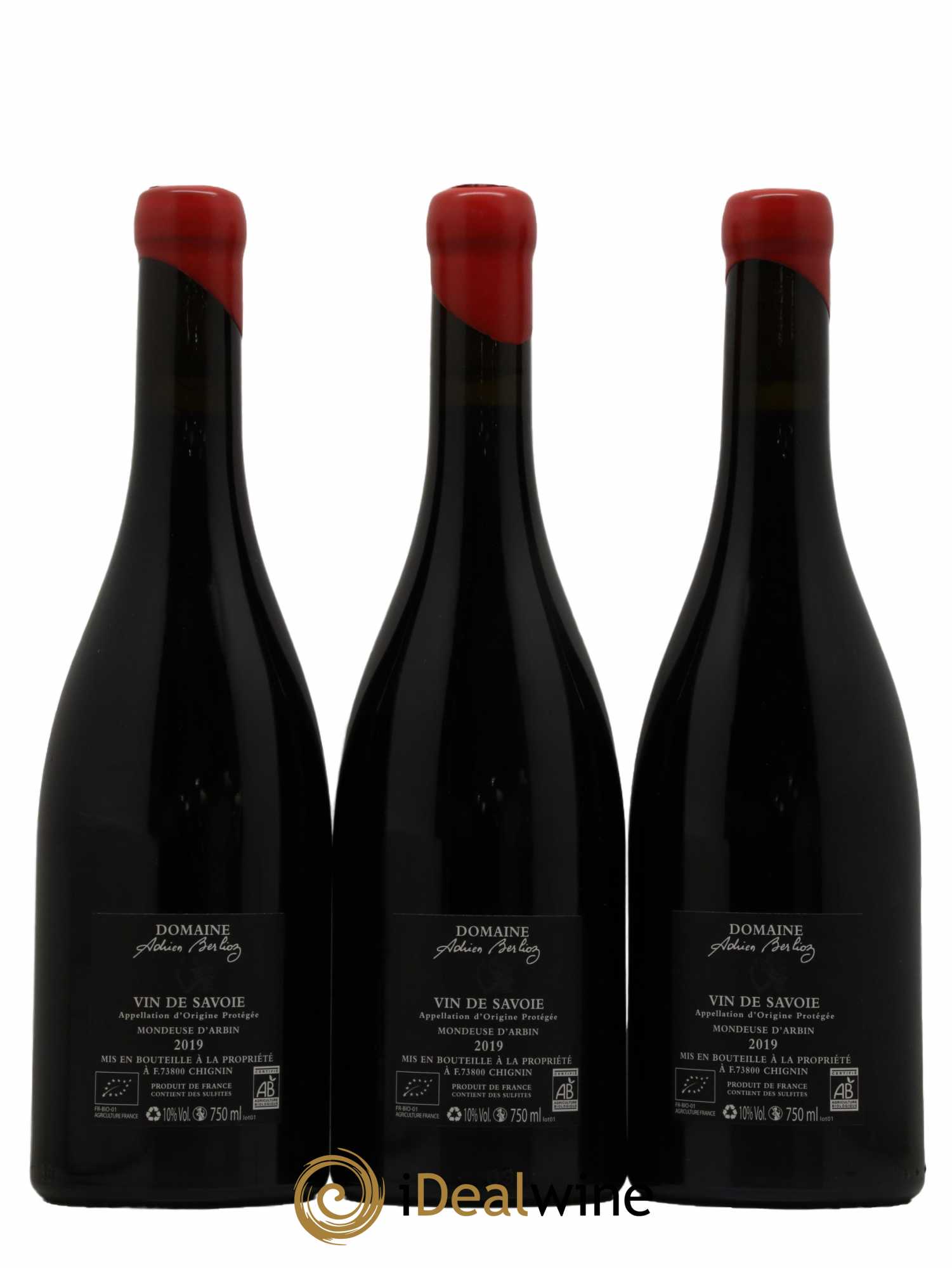 Vin de Savoie Cuvée Marie-Clotilde Domaine Adrien Berlioz 2019 - Lot de 3 bouteilles - 1