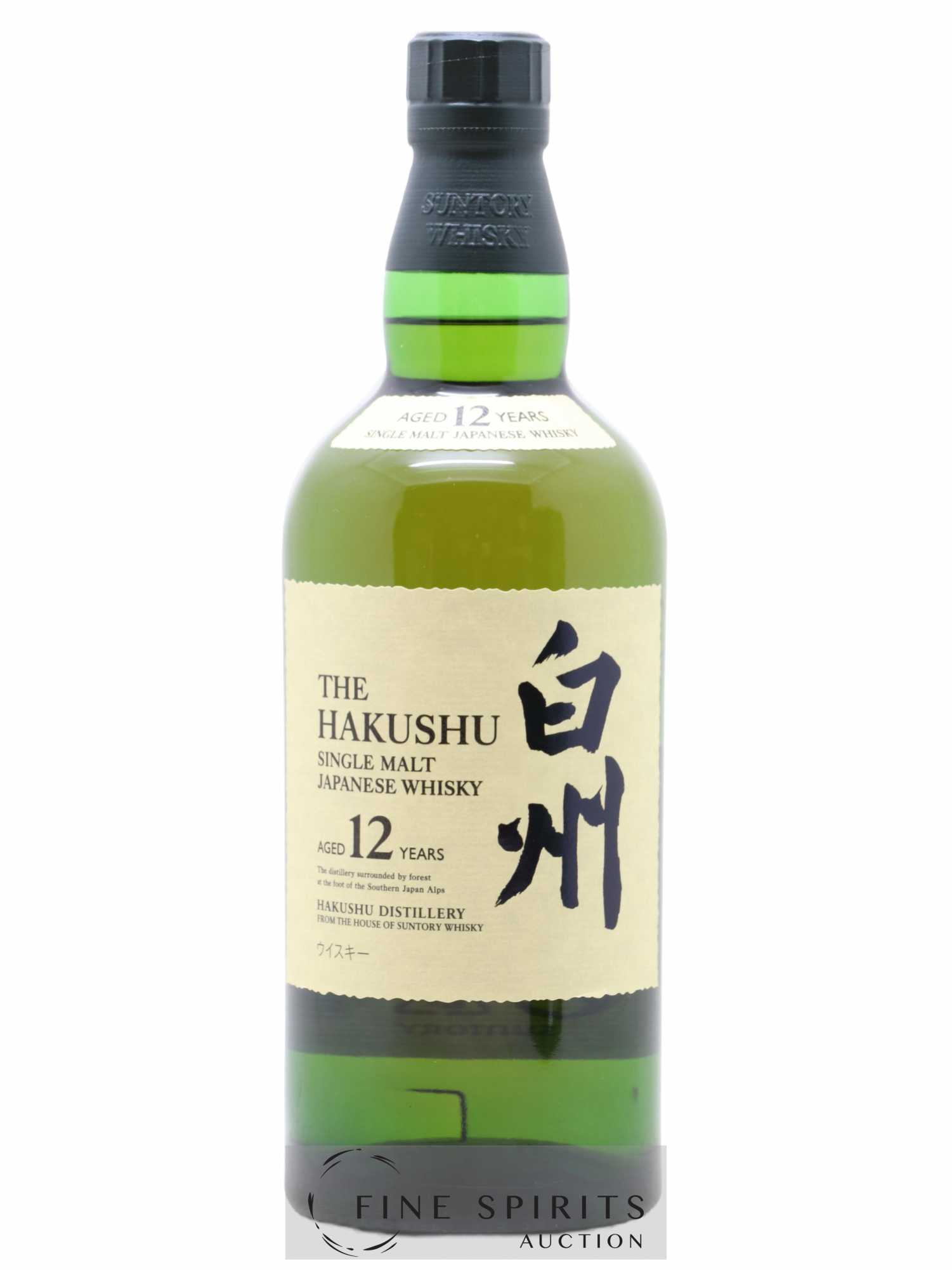 Hakushu 12 years Of. - Lot of 1 bottle - 1