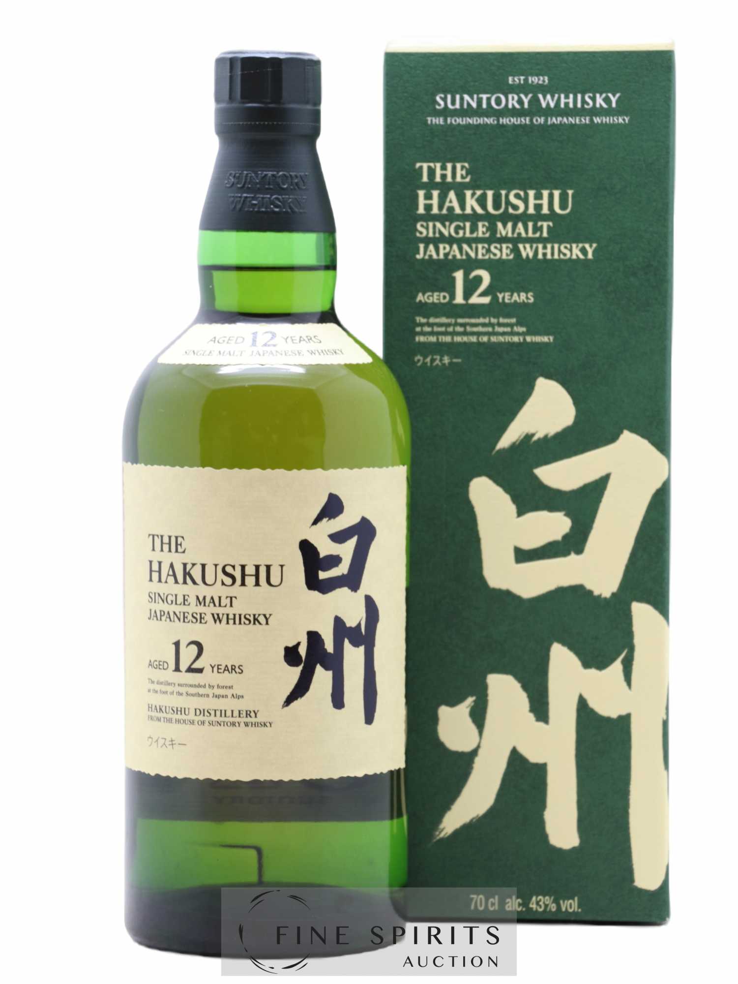 Hakushu 12 years Of. - Lot of 1 bottle - 0