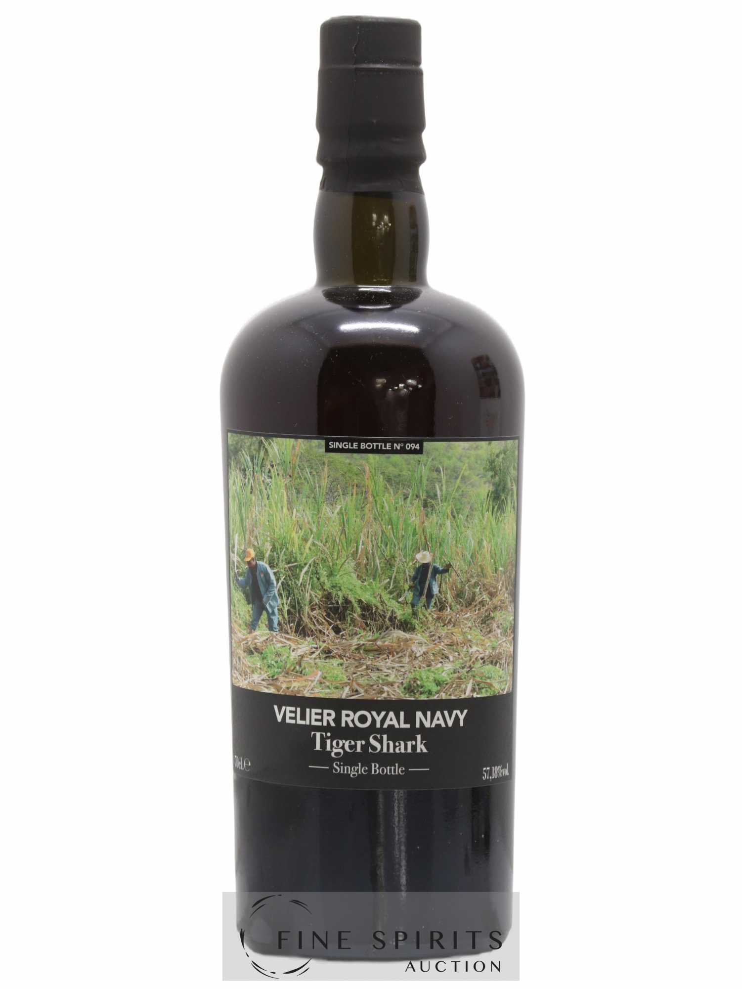 Velier Royal Navy Of. Tiger Shark - Single Bottle - First Release N°094 (sans prix de réserve) - Posten von 1 Flasche - 1