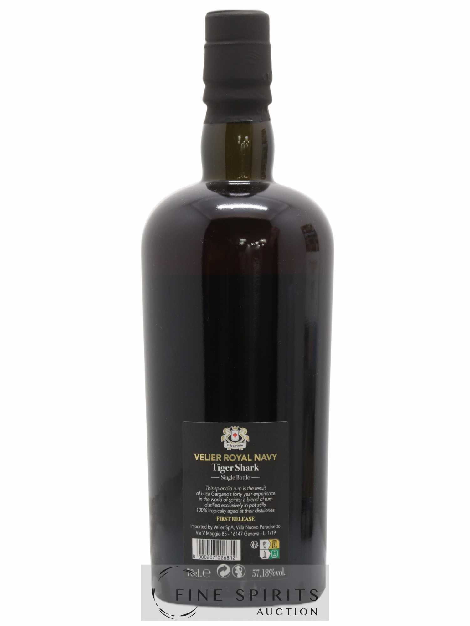 Velier Royal Navy Of. Tiger Shark - Single Bottle - First Release N°094 (sans prix de réserve) - Posten von 1 Flasche - 2