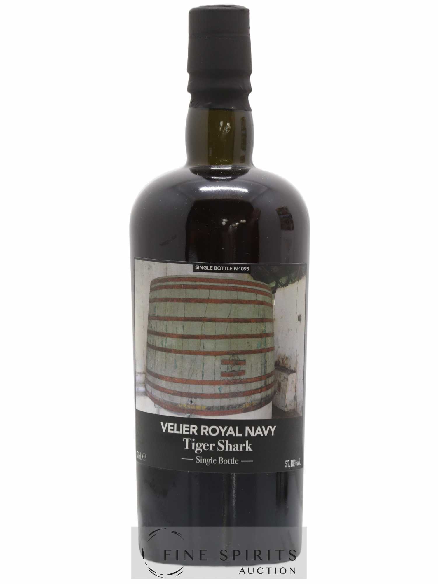 Velier Royal Navy Of. Tiger Shark - Single Bottle - First Release N°095 (sans prix de réserve) - Posten von 1 Flasche - 1