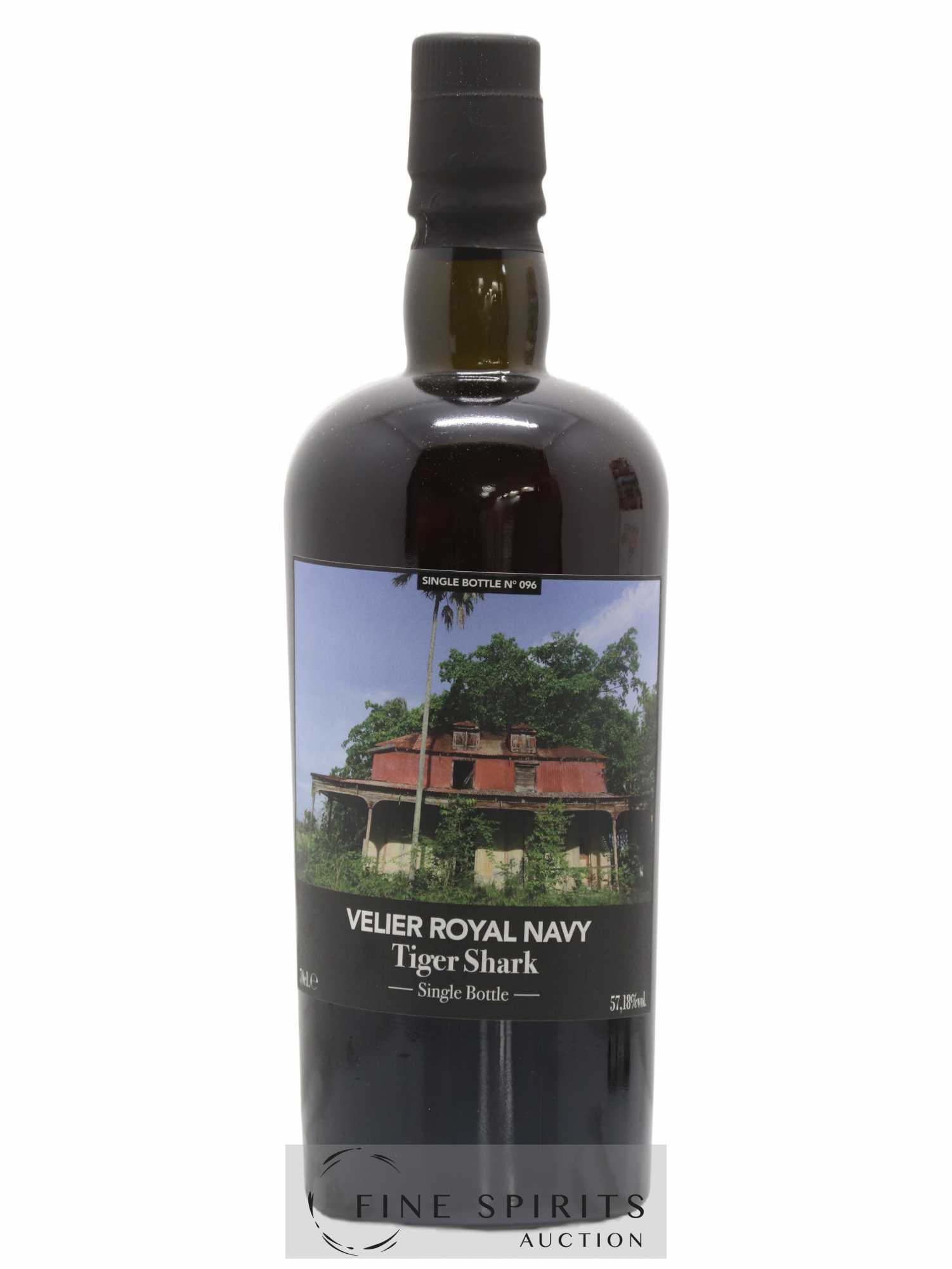 Velier Royal Navy Of. Tiger Shark - Single Bottle - First Release N°096 (sans prix de réserve) - Posten von 1 Flasche - 1
