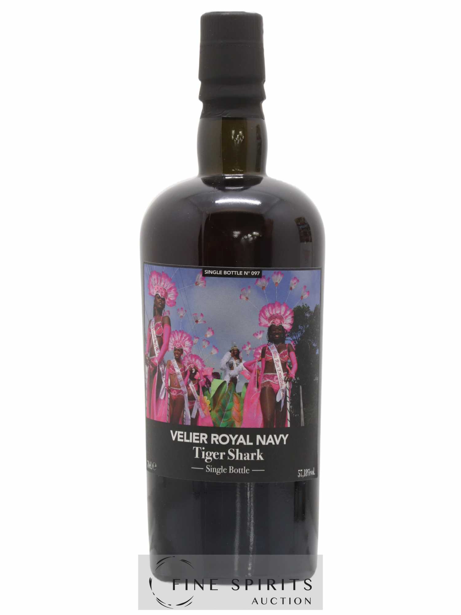 Velier Royal Navy Of. Tiger Shark - Single Bottle - First Release N°097 (sans prix de réserve) - Posten von 1 Flasche - 1