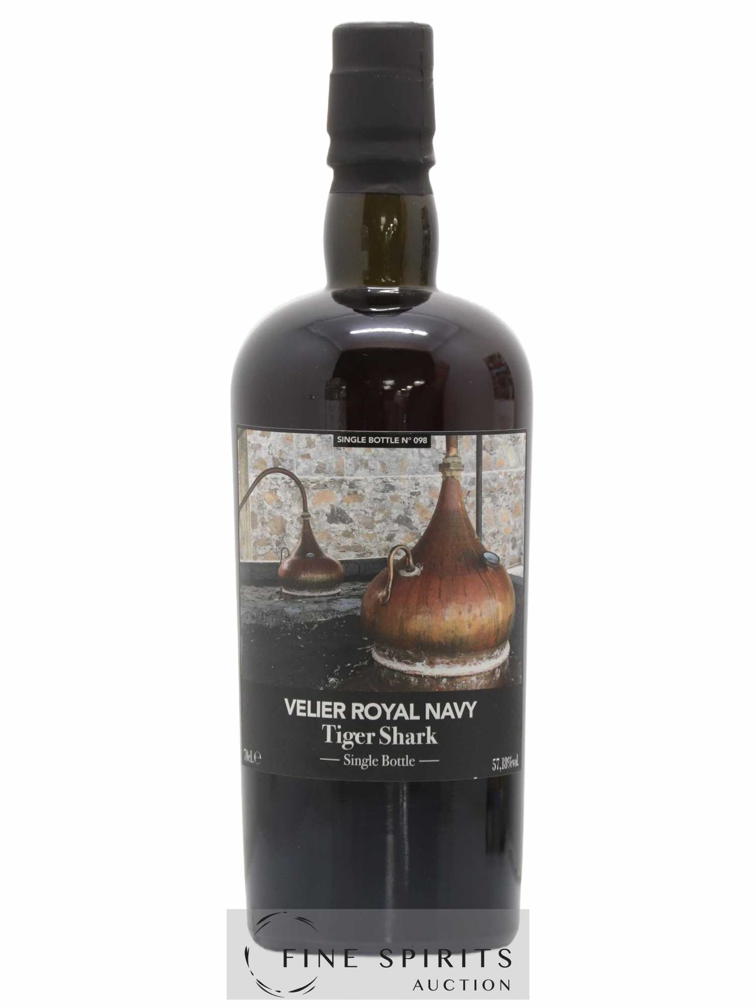 Velier Royal Navy Of. Tiger Shark - Single Bottle - First Release N°098 (sans prix de réserve) - Posten von 1 Flasche - 1
