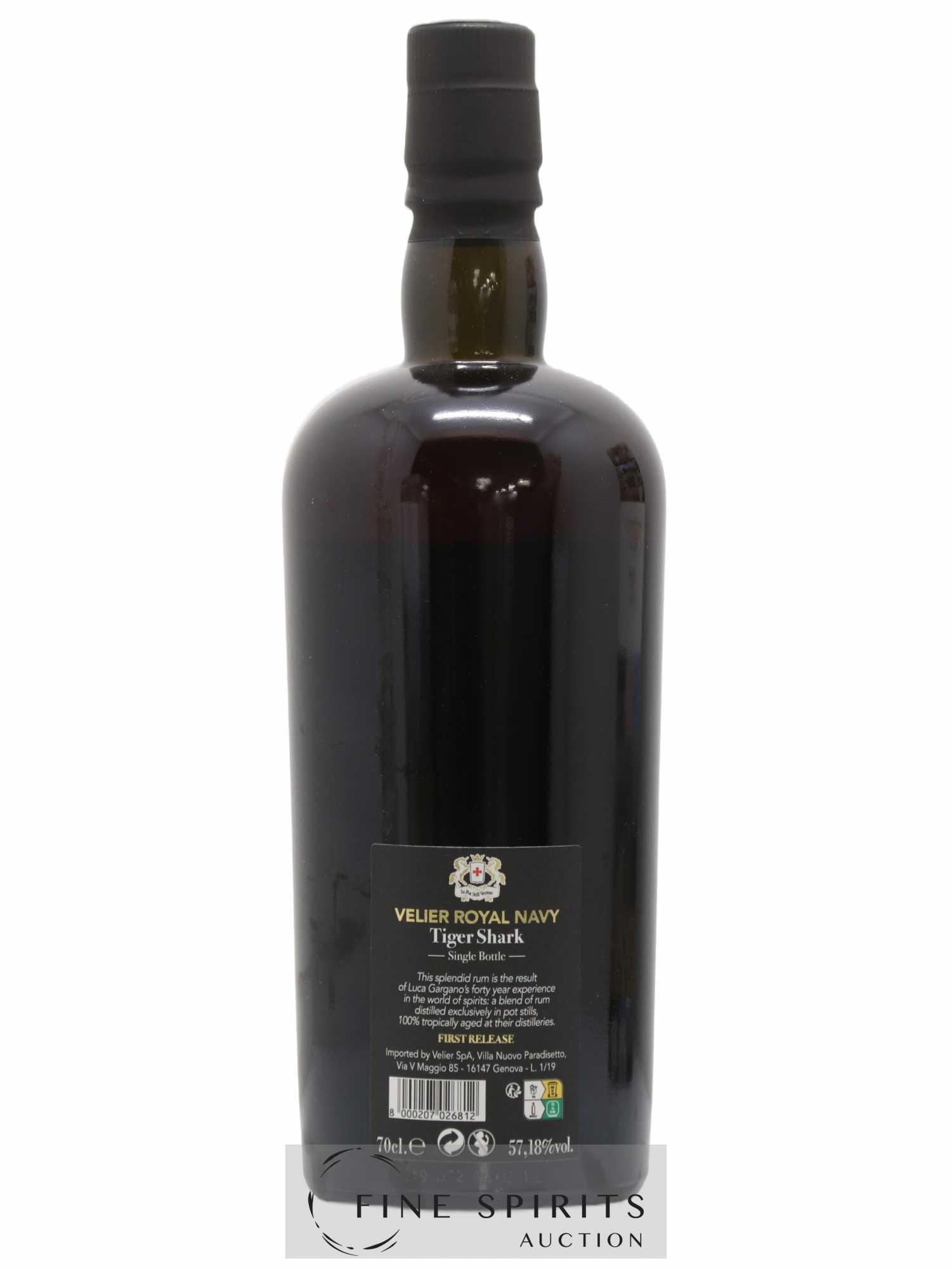 Velier Royal Navy Of. Tiger Shark - Single Bottle - First Release N°098 (sans prix de réserve) - Posten von 1 Flasche - 2