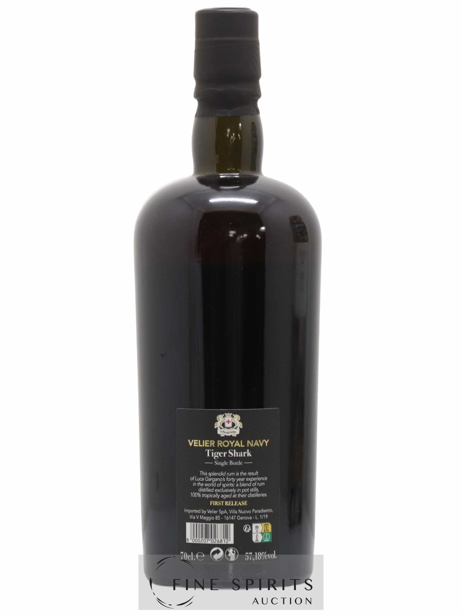 Velier Royal Navy Of. Tiger Shark - Single Bottle - First Release N°110 (sans prix de réserve) - Posten von 1 Flasche - 2