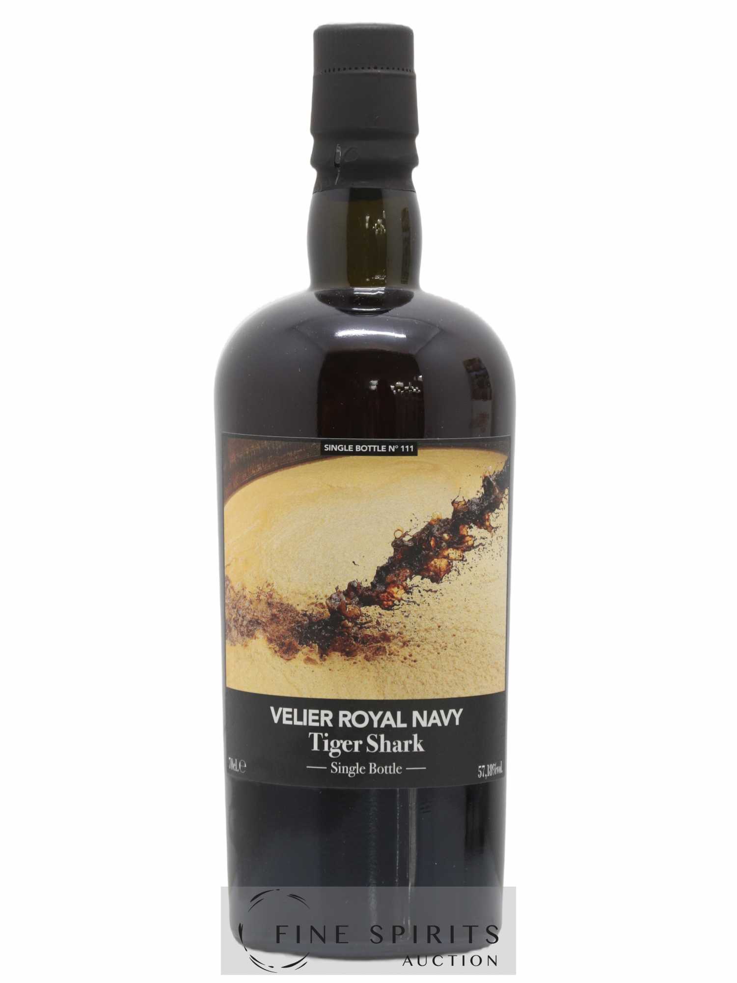Velier Royal Navy Of. Tiger Shark - Single Bottle - First Release N°111 (sans prix de réserve) - Posten von 1 Flasche - 1