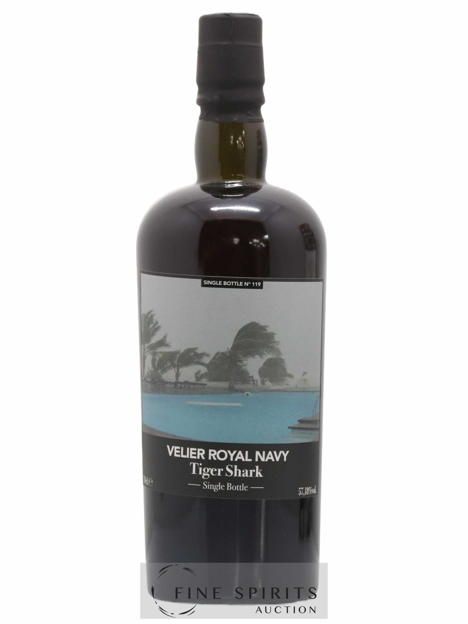 Velier Royal Navy Of. Tiger Shark - Single Bottle - First Release N°119 (sans prix de réserve) - Posten von 1 Flasche - 1