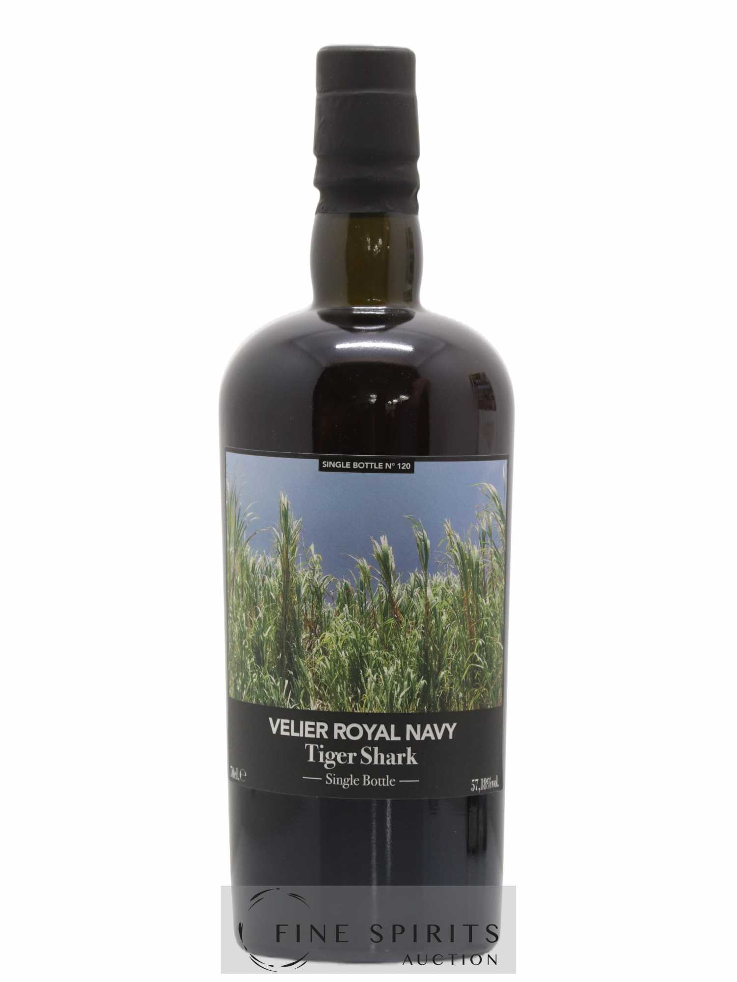Velier Royal Navy Of. Tiger Shark - Single Bottle - First Release N°120 (sans prix de réserve) - Posten von 1 Flasche - 1