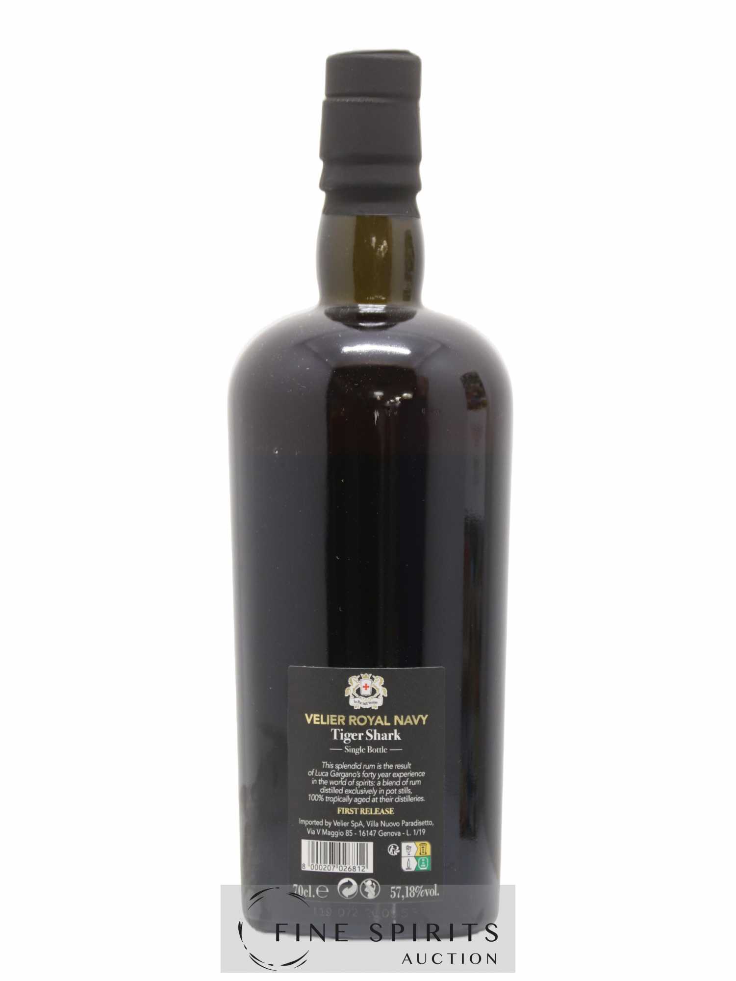 Velier Royal Navy Of. Tiger Shark - Single Bottle - First Release N°106 (sans prix de réserve) - Posten von 1 Flasche - 2