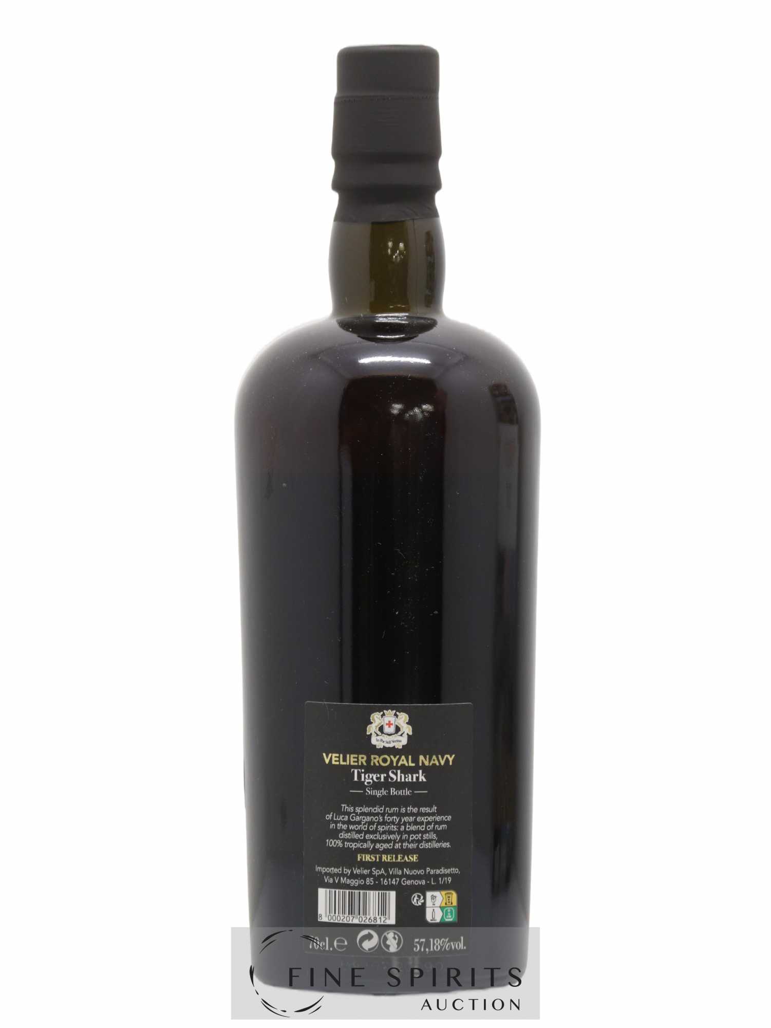 Velier Royal Navy Of. Tiger Shark - Single Bottle - First Release N°016 (sans prix de réserve) - Posten von 1 Flasche - 2