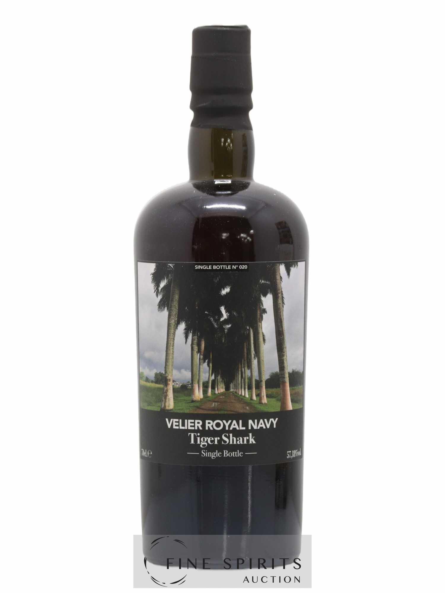 Velier Royal Navy Of. Tiger Shark - Single Bottle - First Release N°020 (sans prix de réserve) - Posten von 1 Flasche - 1