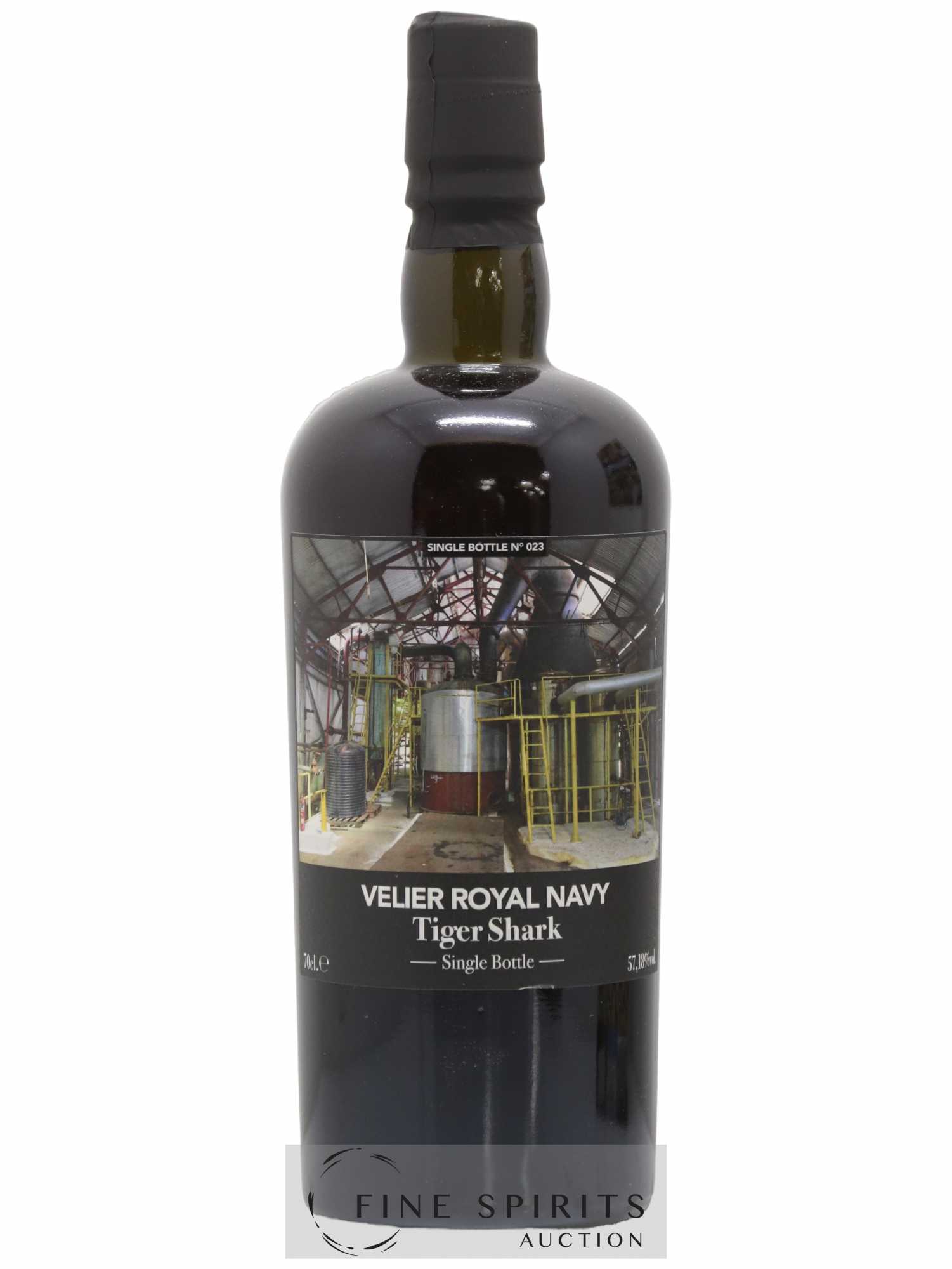 Velier Royal Navy Of. Tiger Shark - Single Bottle - First Release N°023 (sans prix de réserve) - Posten von 1 Flasche - 1